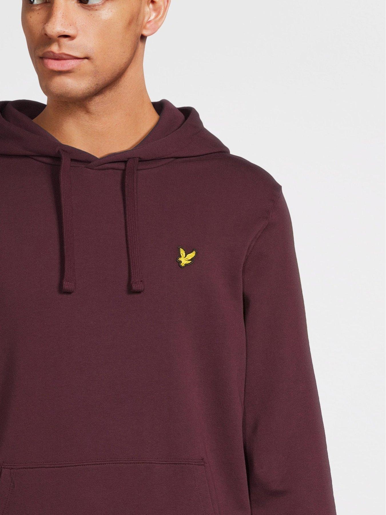 lyle-scott-lyle-amp-scott-overhead-hoodie-dark-redoutfit