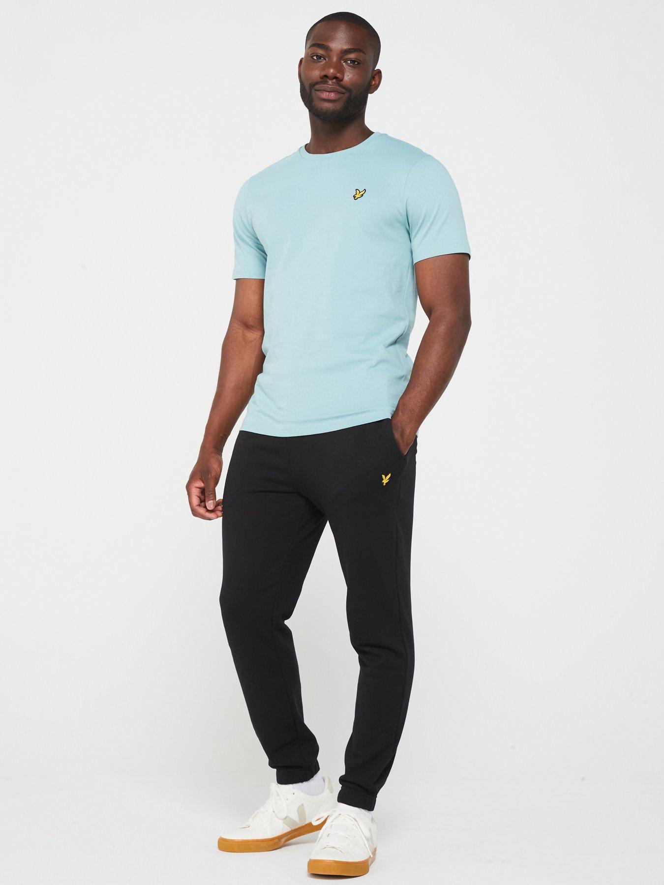 lyle-scott-lyle-amp-scott-short-sleeve-regular-fit-plain-t-shirt-blueback