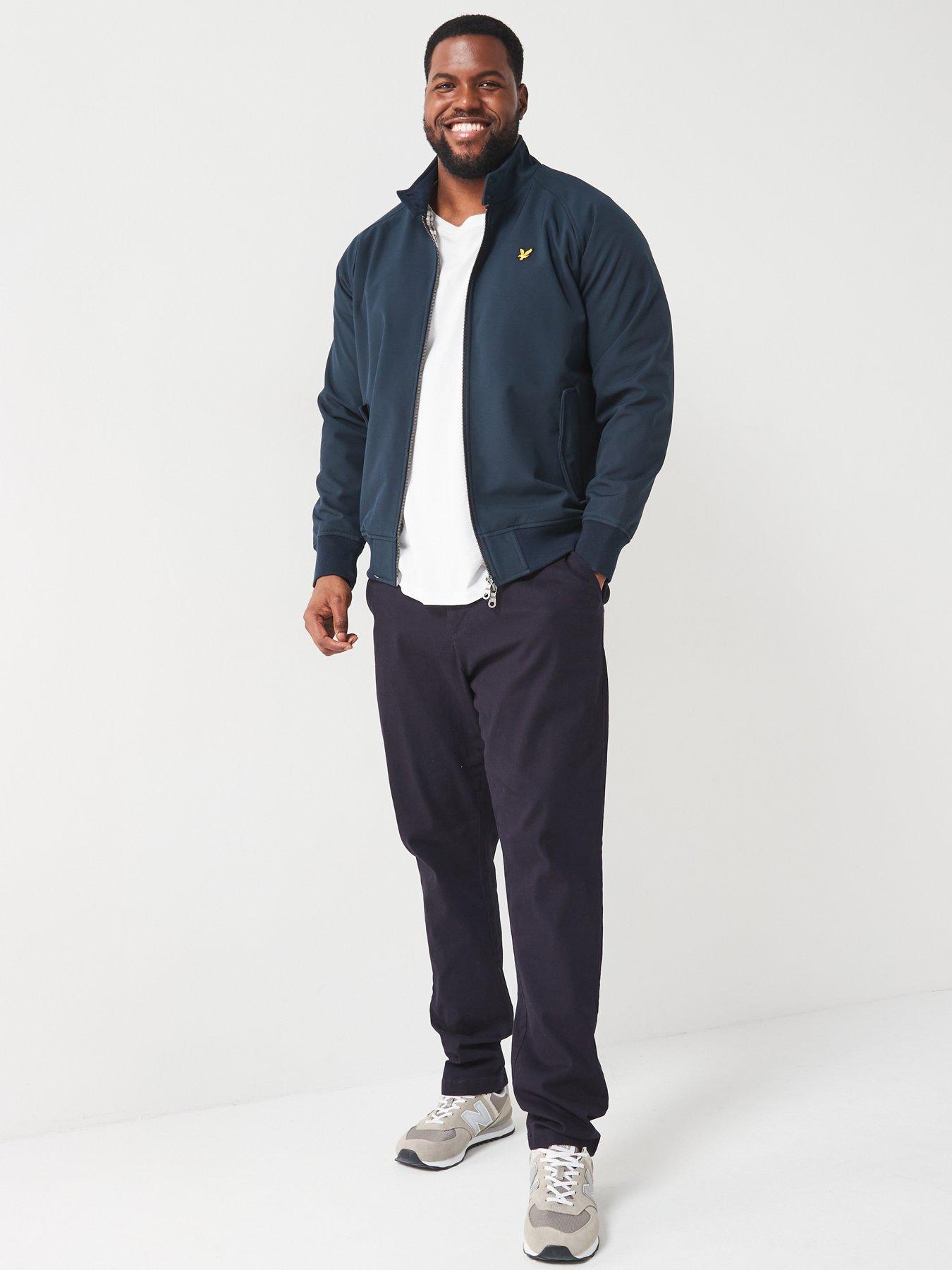 Lyle and scott navy bomber jacket hotsell