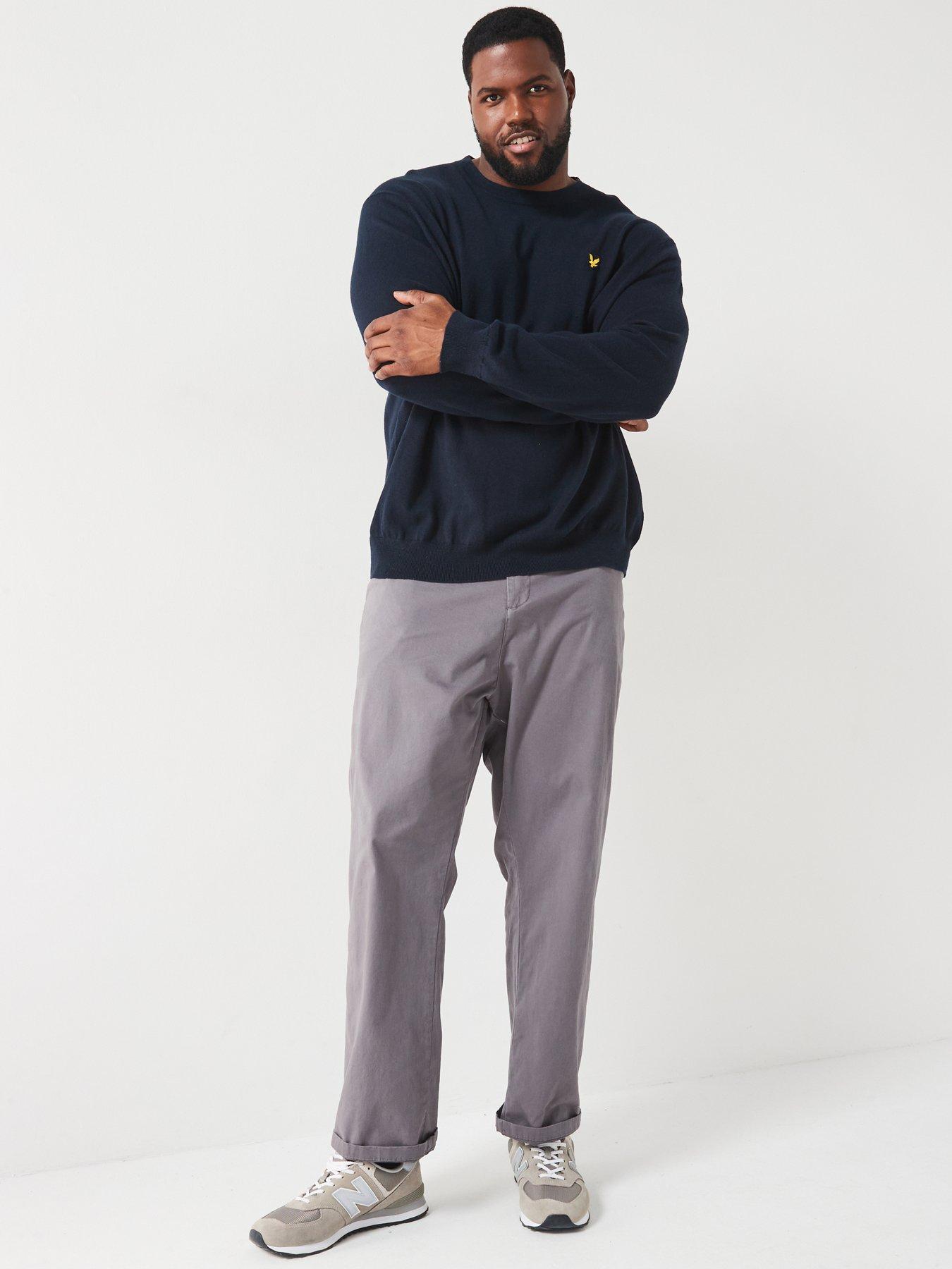 lyle-scott-big-amp-tall-cotton-merino-crew-knitted-jumper-navydetail