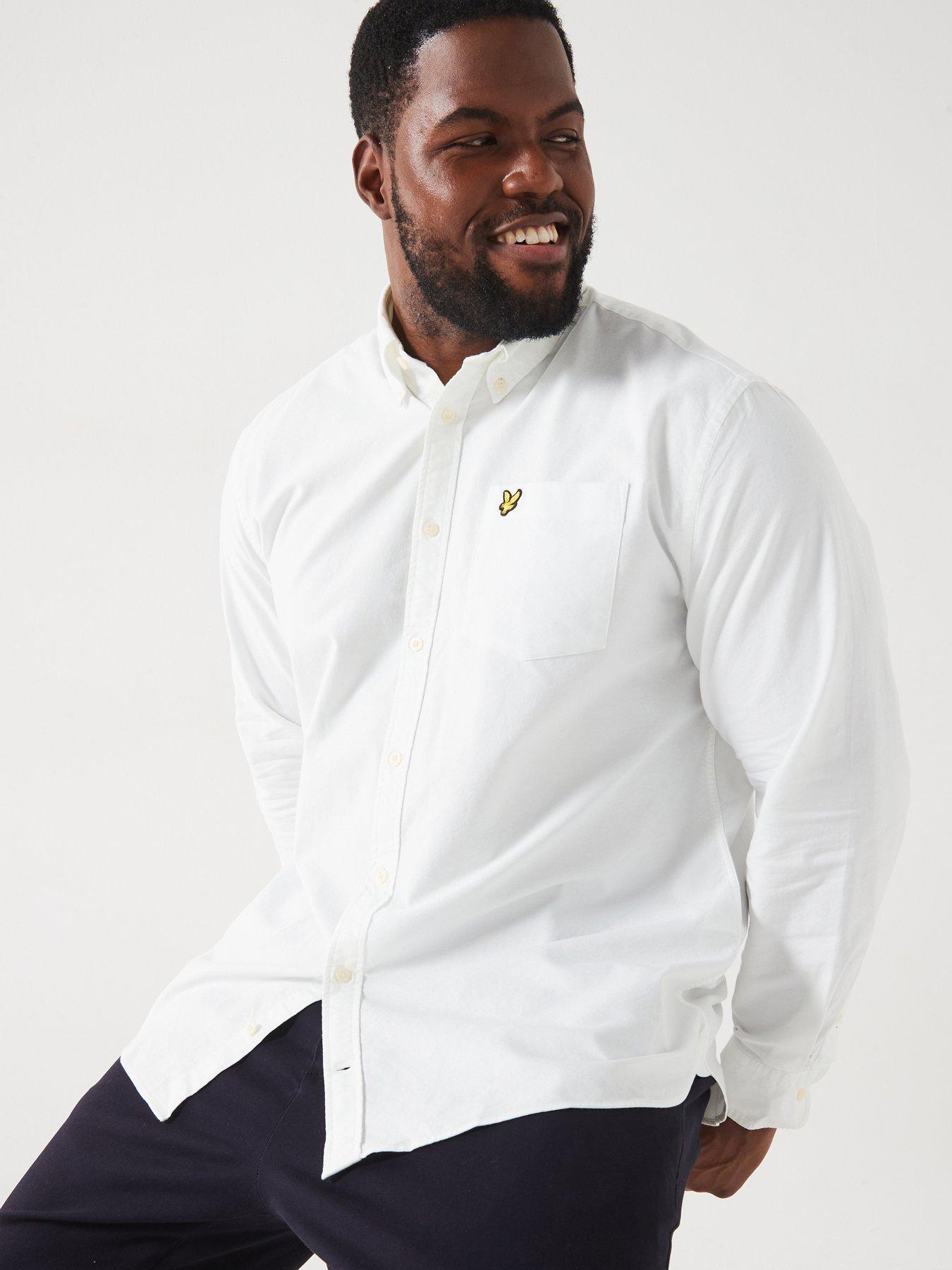 lyle-scott-big-amp-tall-long-sleeve-plain-oxford-shirt-white