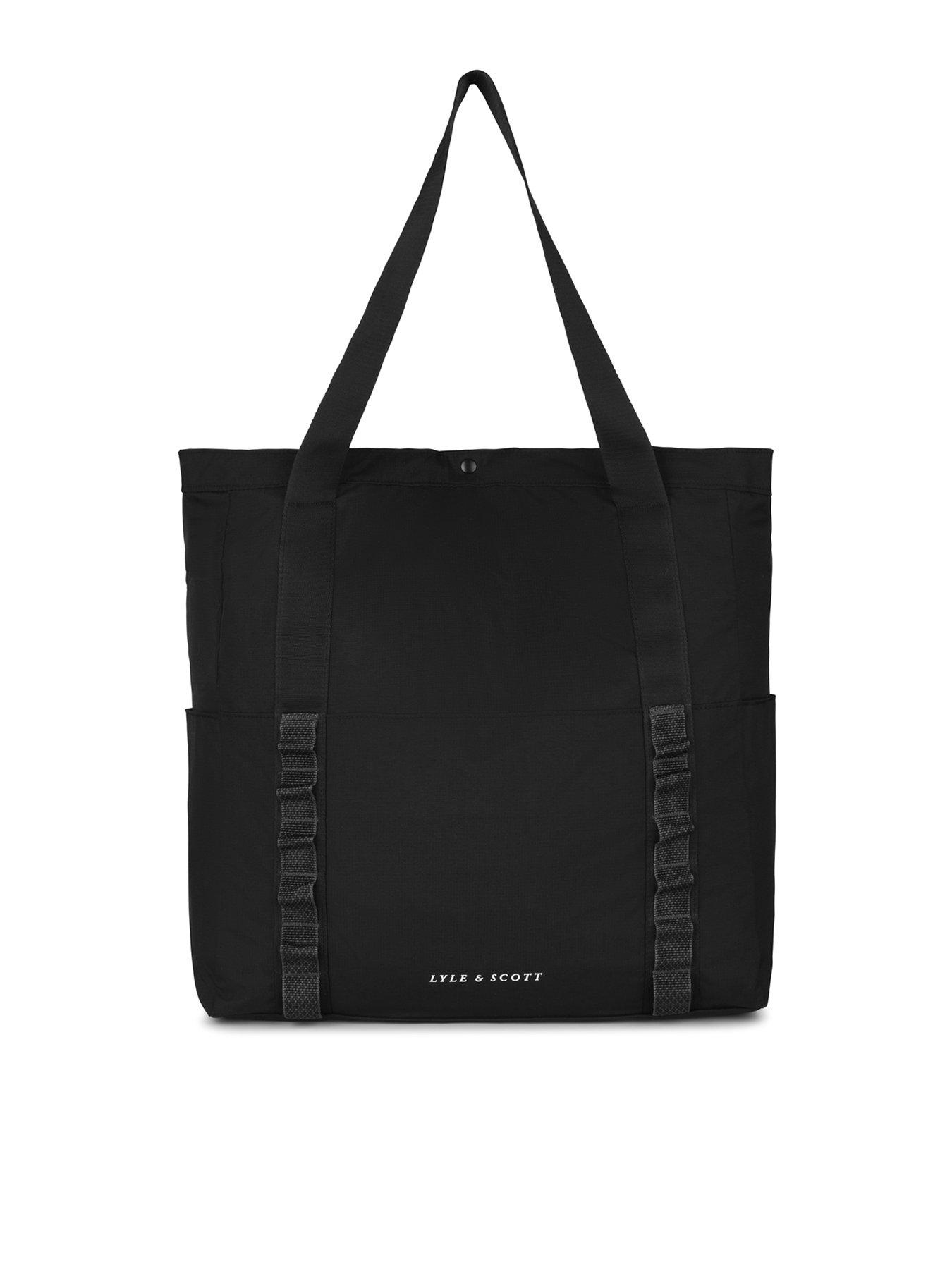 lyle-scott-lyle-amp-scott-ripstop-tote-bag-black