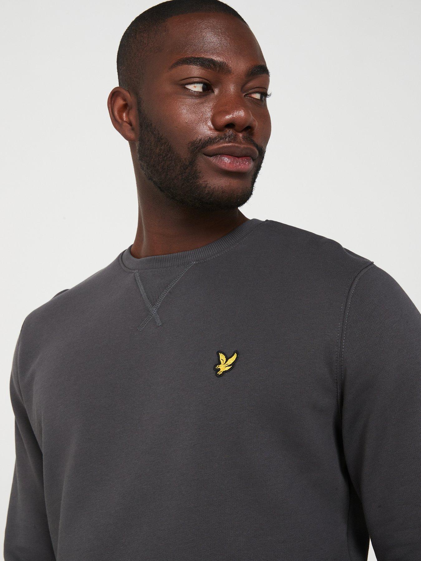 lyle-scott-lyle-amp-scott-crew-neck-sweat-top-dark-greyoutfit