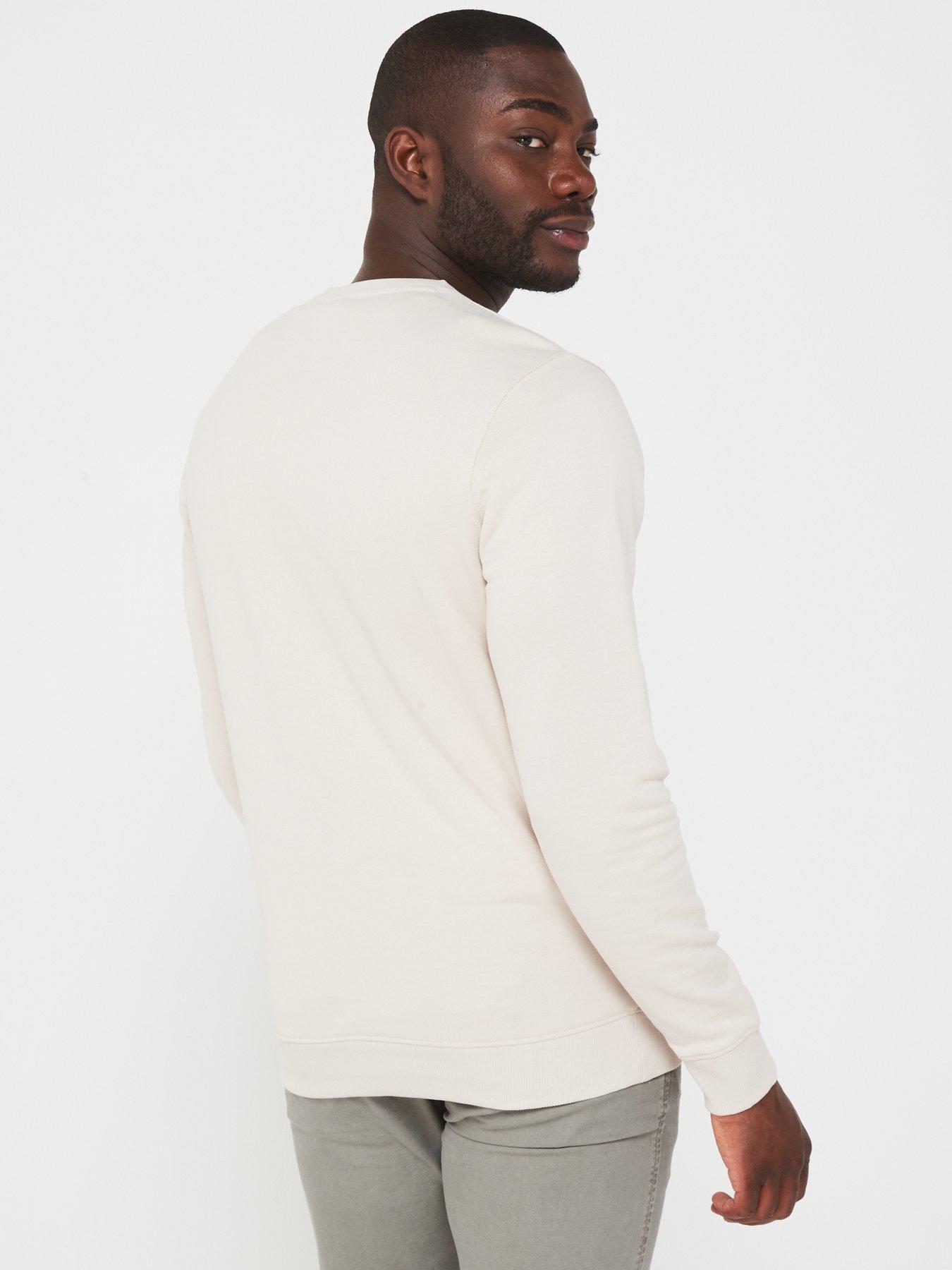 lyle-scott-lyle-amp-scott-crew-neck-sweat-top-off-whitestillFront