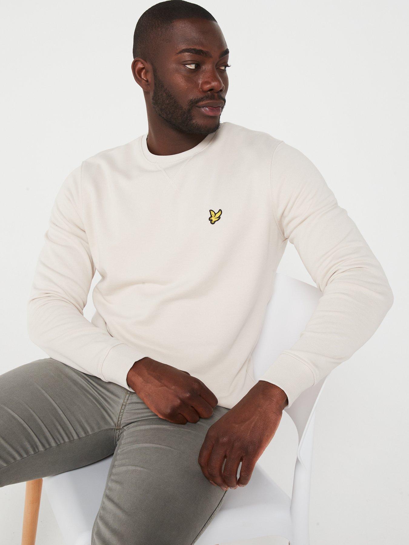 lyle-scott-lyle-amp-scott-crew-neck-sweat-top-off-whitedetail