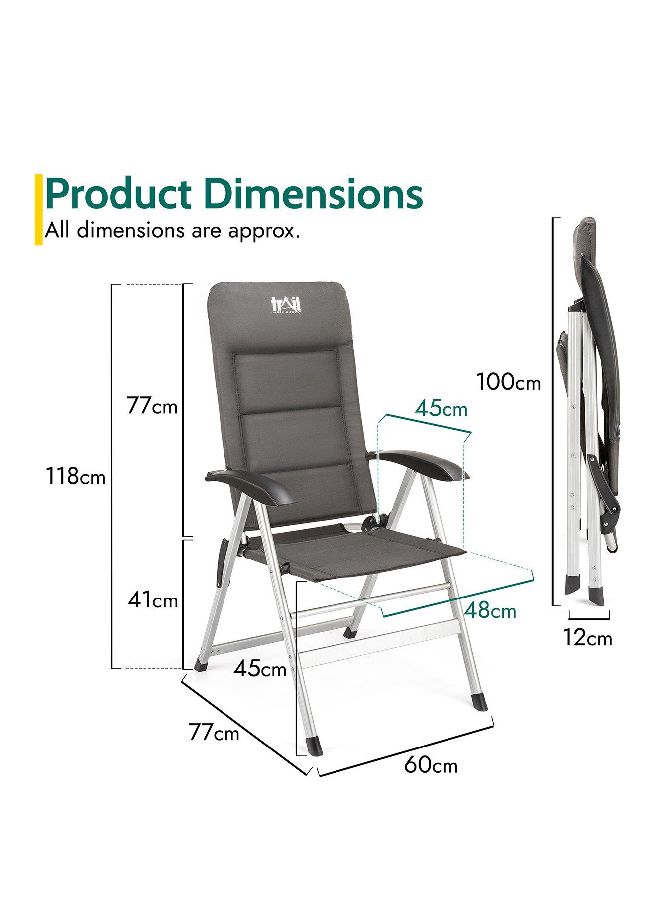 Image 2 of 7 of Trail Aluminium Reclining Camping Chair
