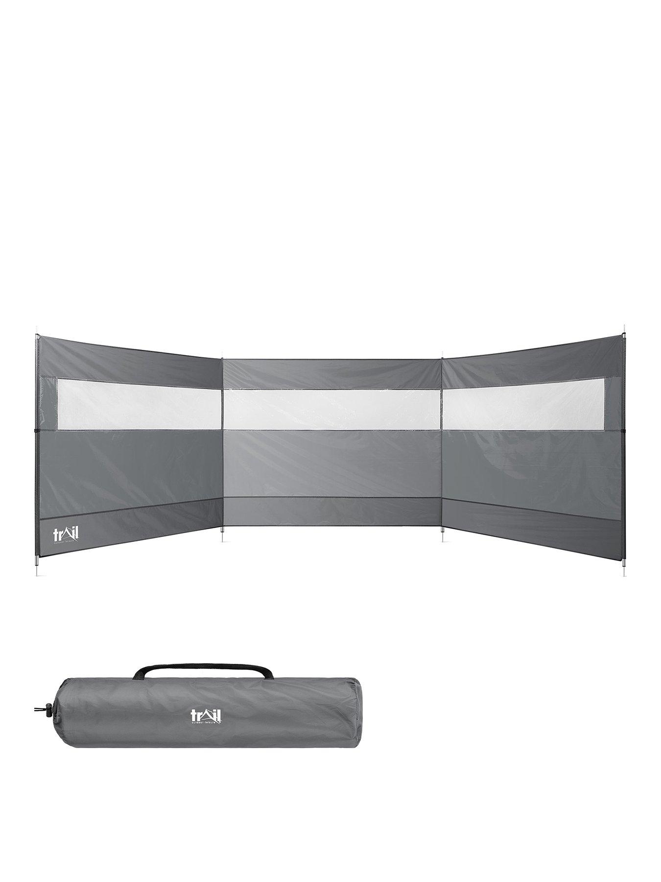Image of Trail Trail Steel Pole 3 Panel Windbreak