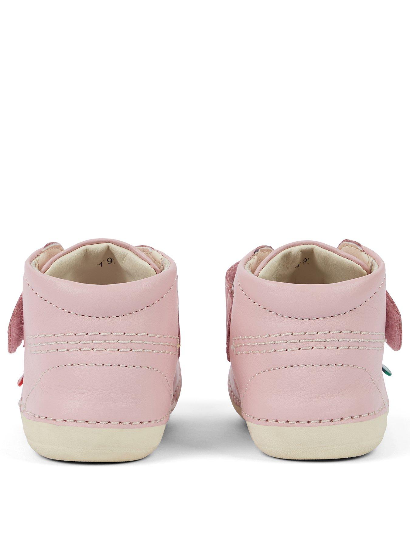 Image 2 of 5 of Kickers Softer Hi Baby Leather Boots - Pink