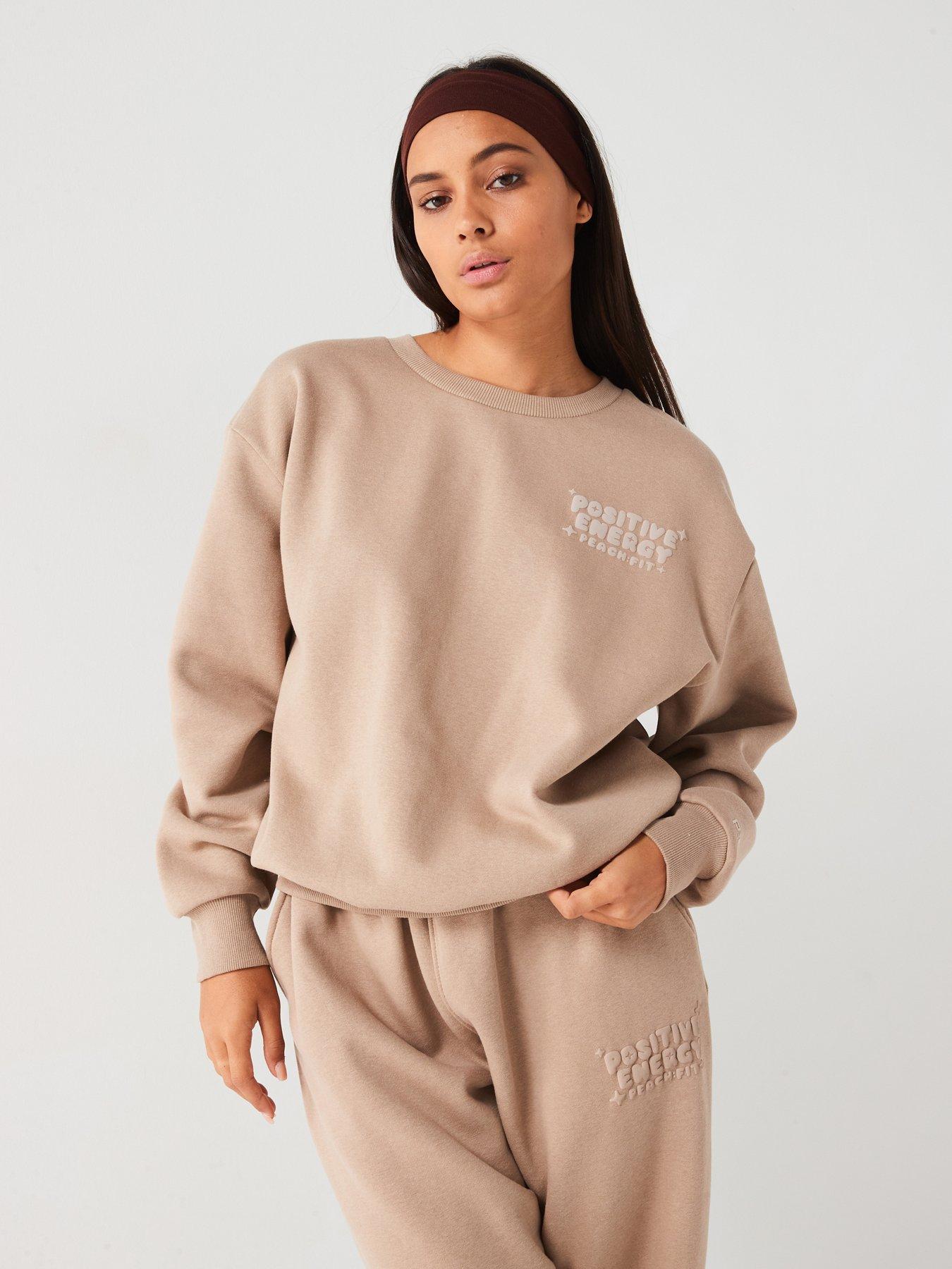 peach-fit-womens-positive-energy-oversized-sweatshirt-light-brown