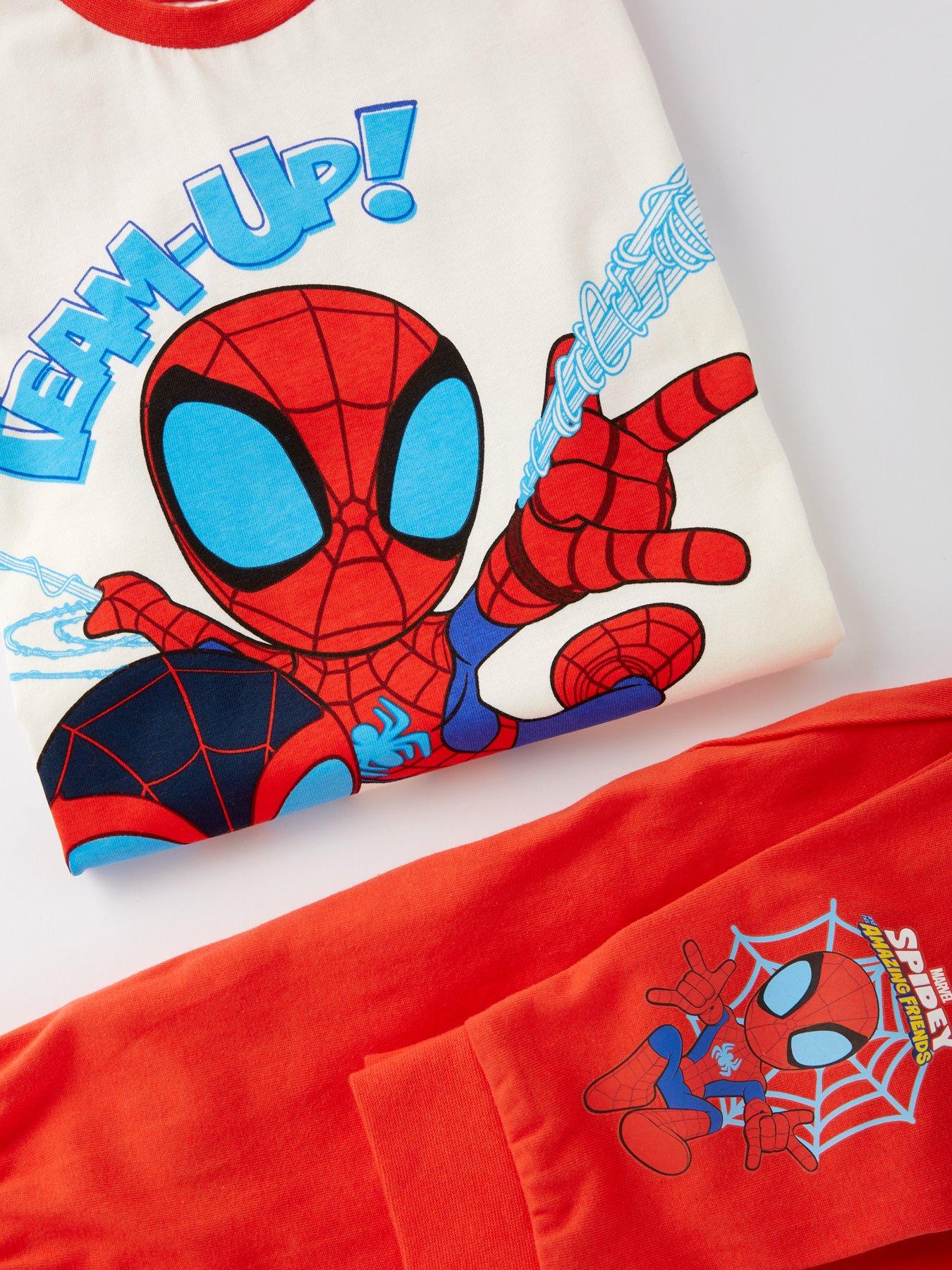 spiderman-spidey-and-his-amazing-friends-short-sleeve-pyjamasdetail