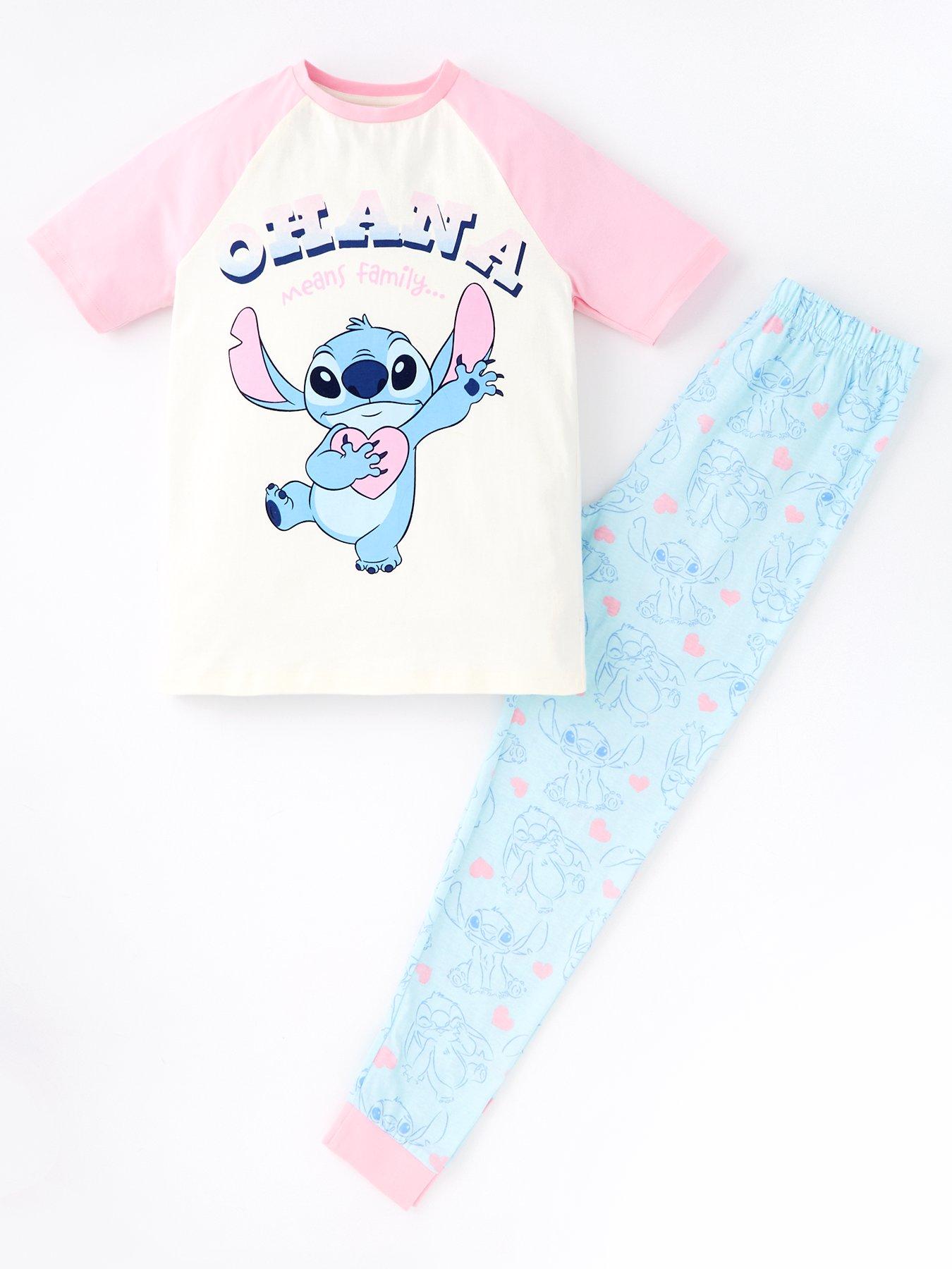 disney-lilo-stitch-disney-stitch-raglan-short-sleeve-pyjamas-multi