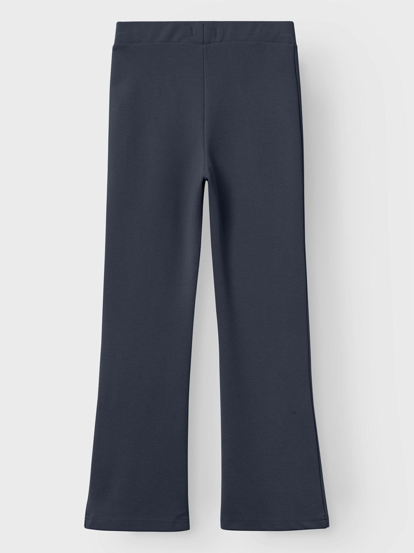 Image 2 of 4 of Name It Girls Flared Trousers - Dark Sapphire