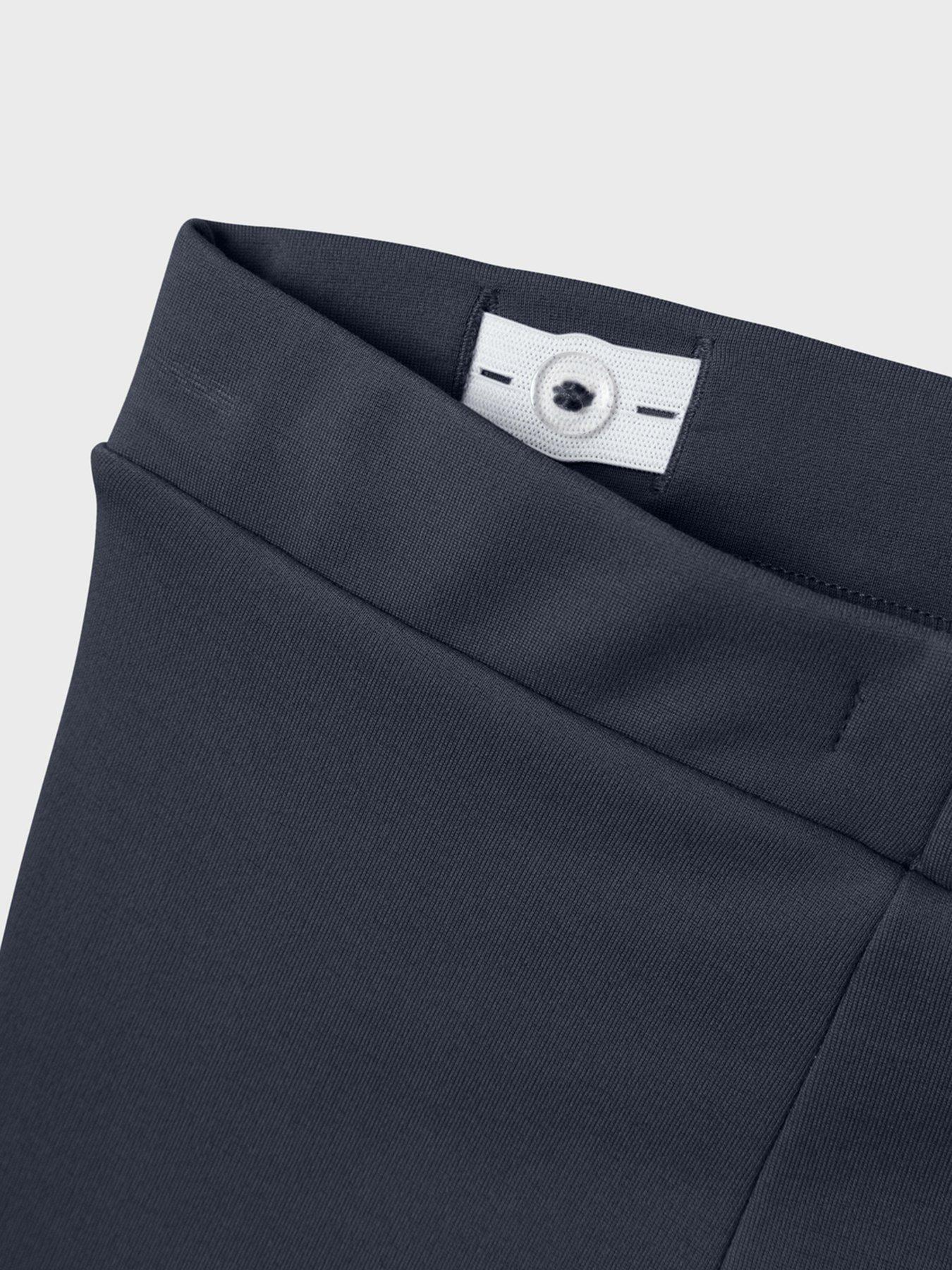 Image 4 of 4 of Name It Girls Flared Trousers - Dark Sapphire