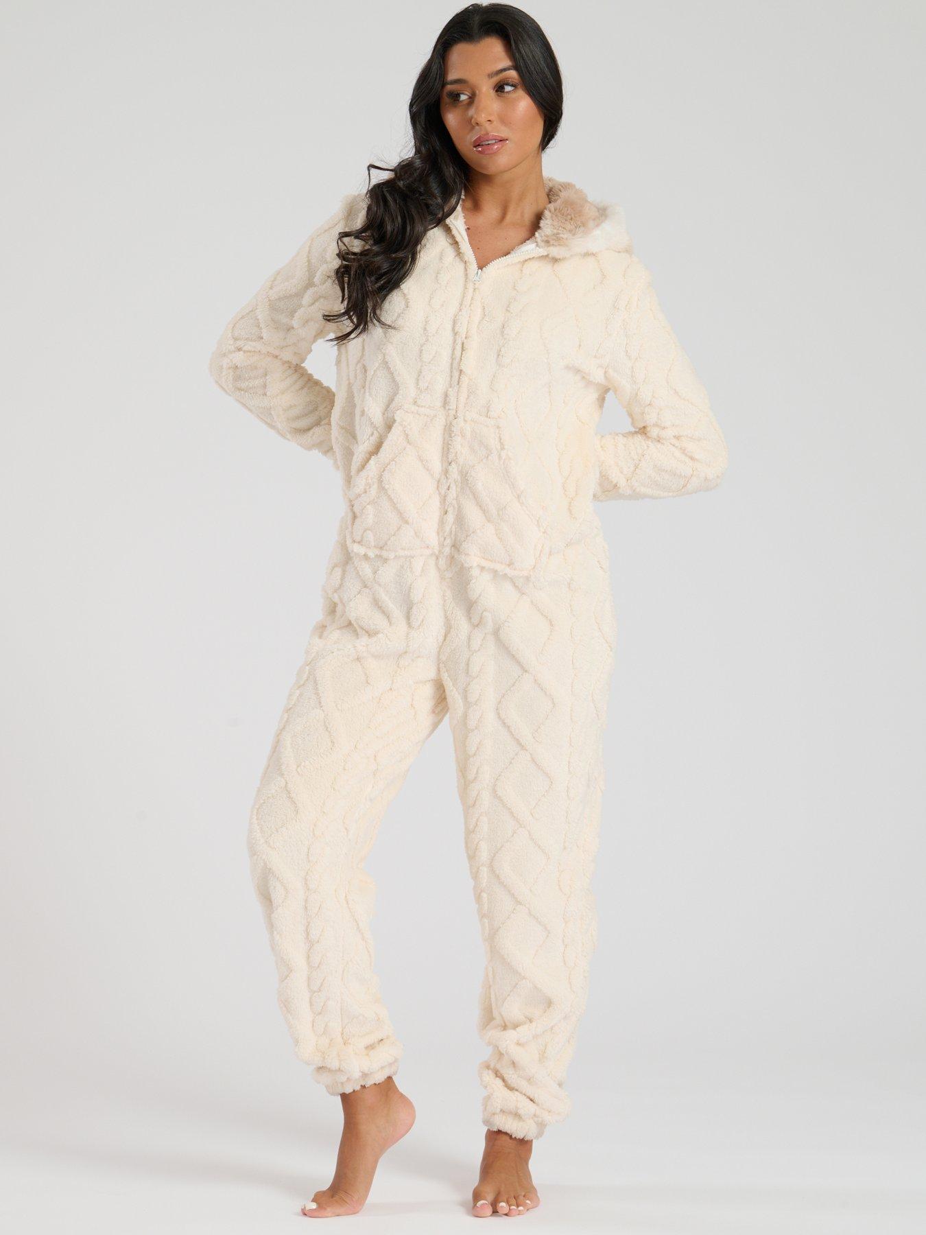 loungeable-loungeable-cable-cut-sherpa-with-faux-dur-trim-all-in-one-creamoutfit