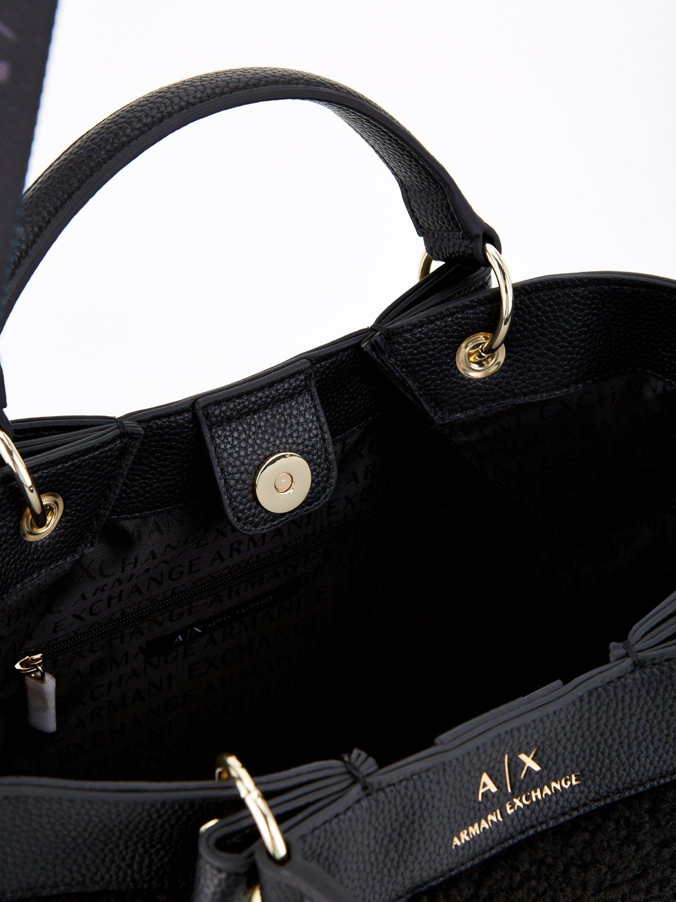 armani-exchange-small-borg-tote-blackdetail