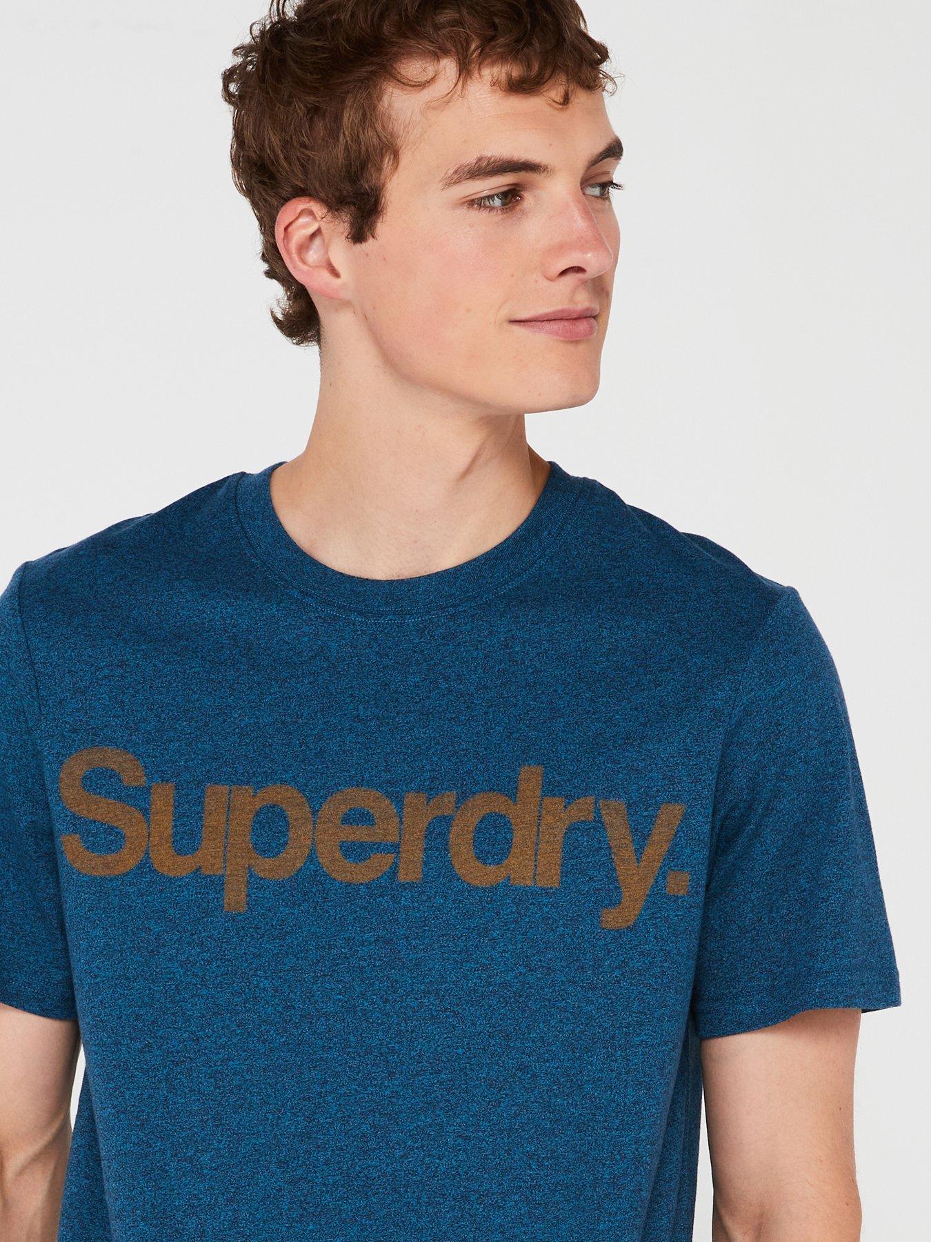 superdry-superdry-short-sleeve-classic-core-logo-t-shirt-blueoutfit