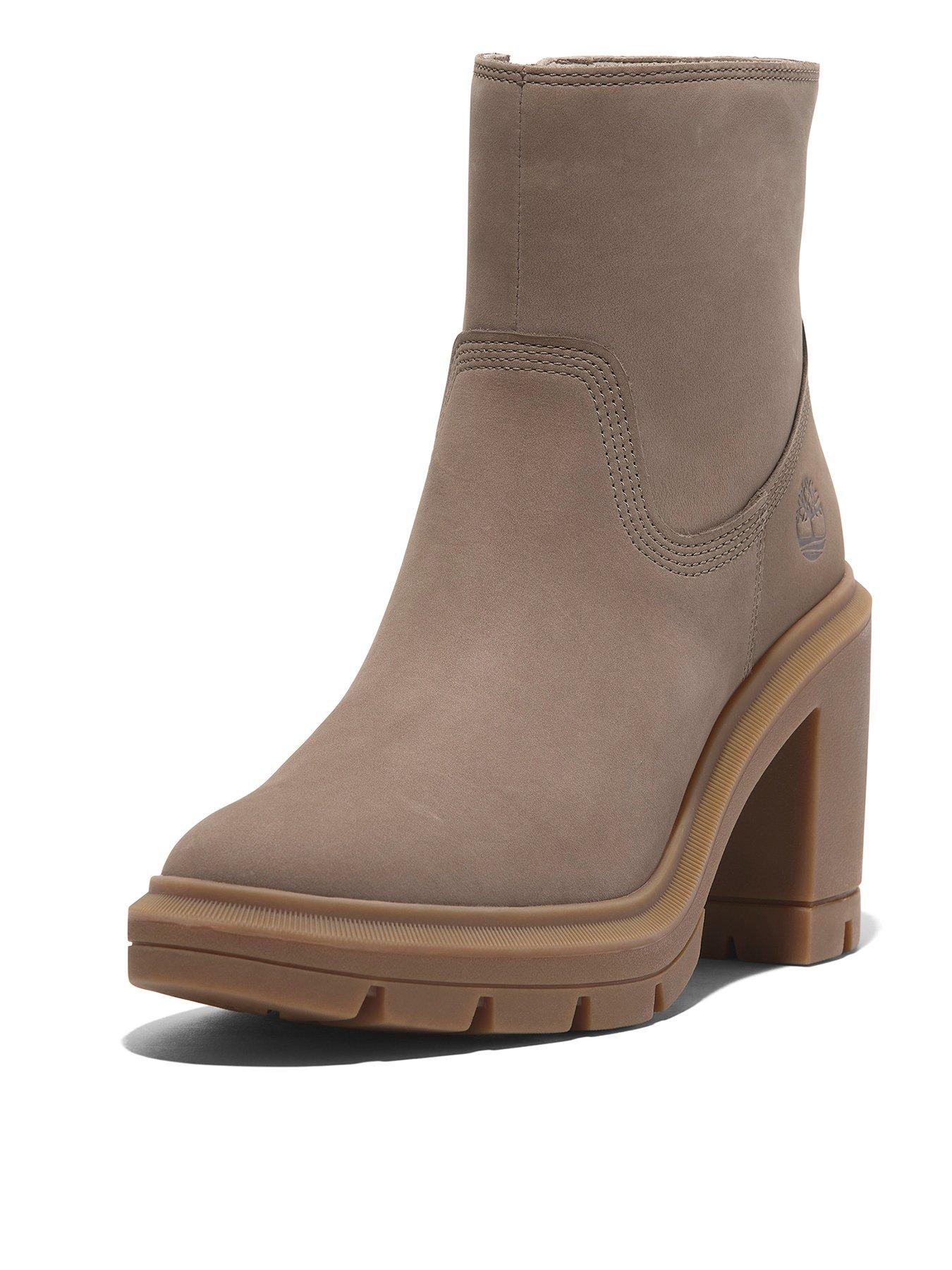 Timberland Allington Heights Heeled Ankle Boot - Light Brown