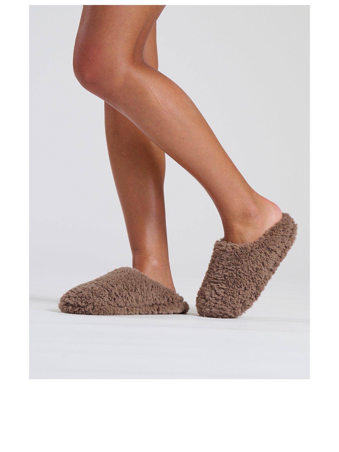 loungeable-cosy-mule-slipper-taupe-brownback