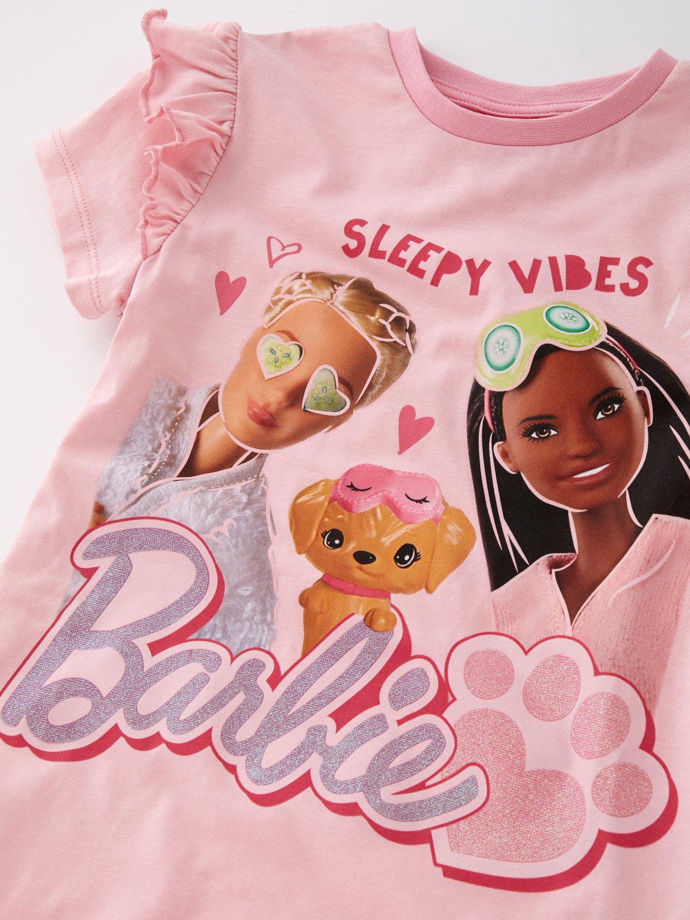 barbie-barbie-frill-short-sleeve-pyjamasoutfit