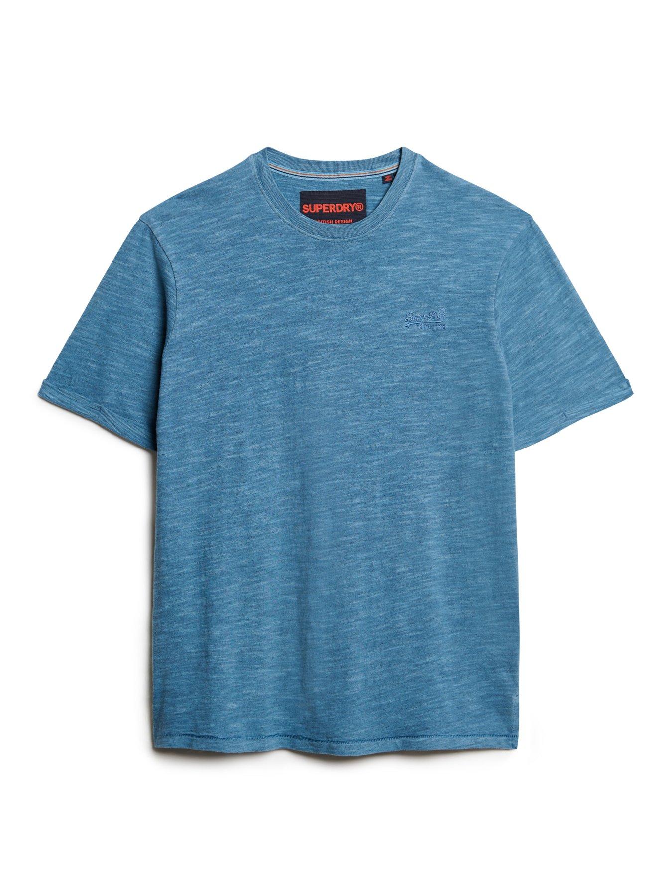 superdry-superdry-short-sleeve-slub-marl-t-shirt-bluedetail