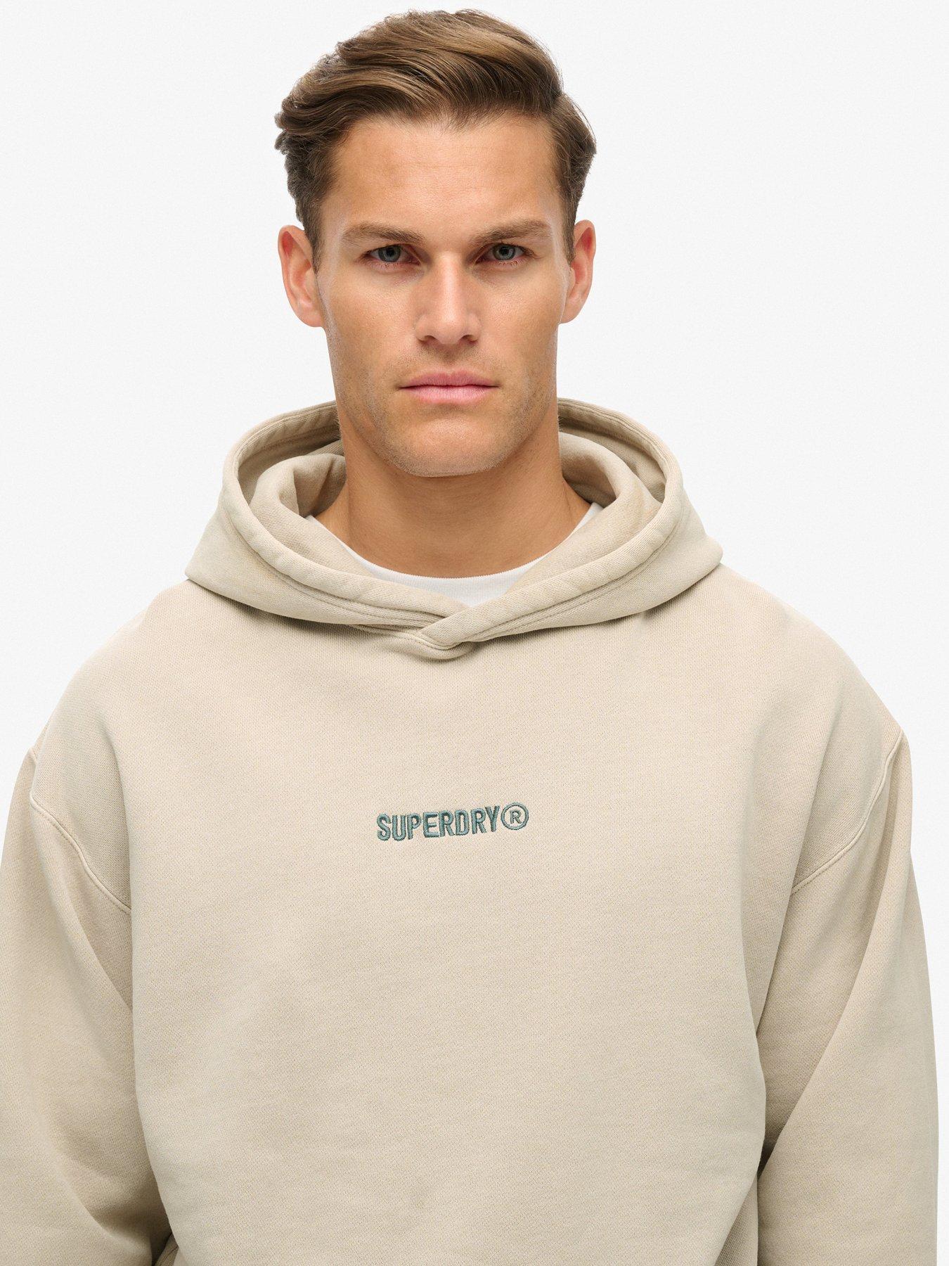 superdry-micro-logo-graphic-pullover-hoodie-beigeoutfit