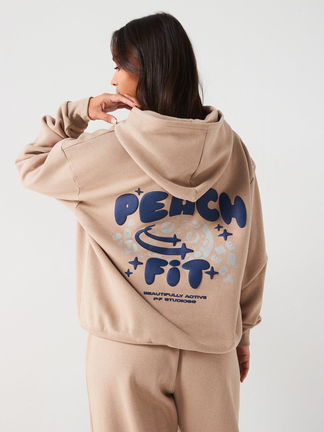 peach-fit-womens-celestial-oversized-hoodie-light-brownstillFront