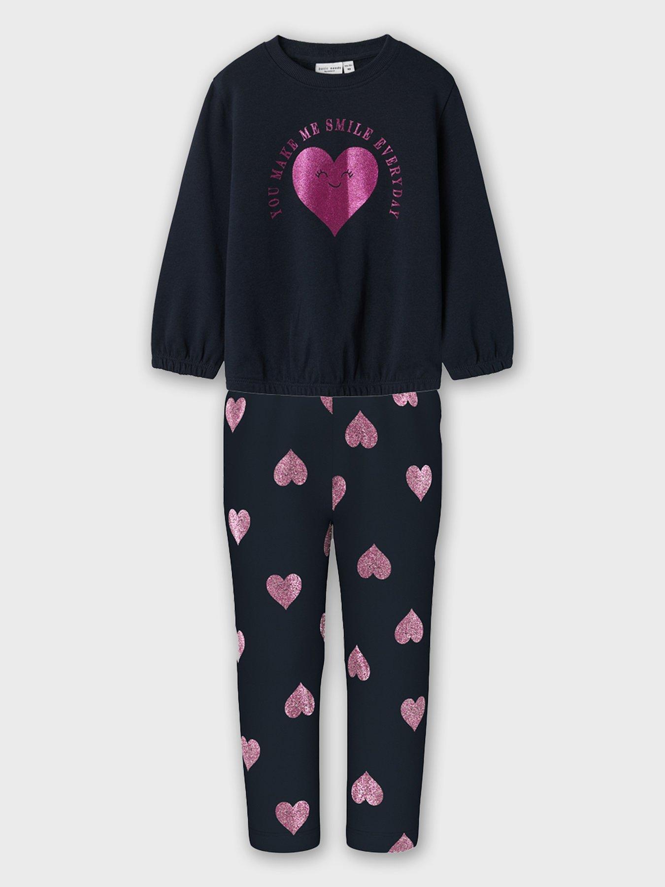 name-it-mini-girls-2-piece-heart-print-sweat-amp-leggings-set-dark-sapphire