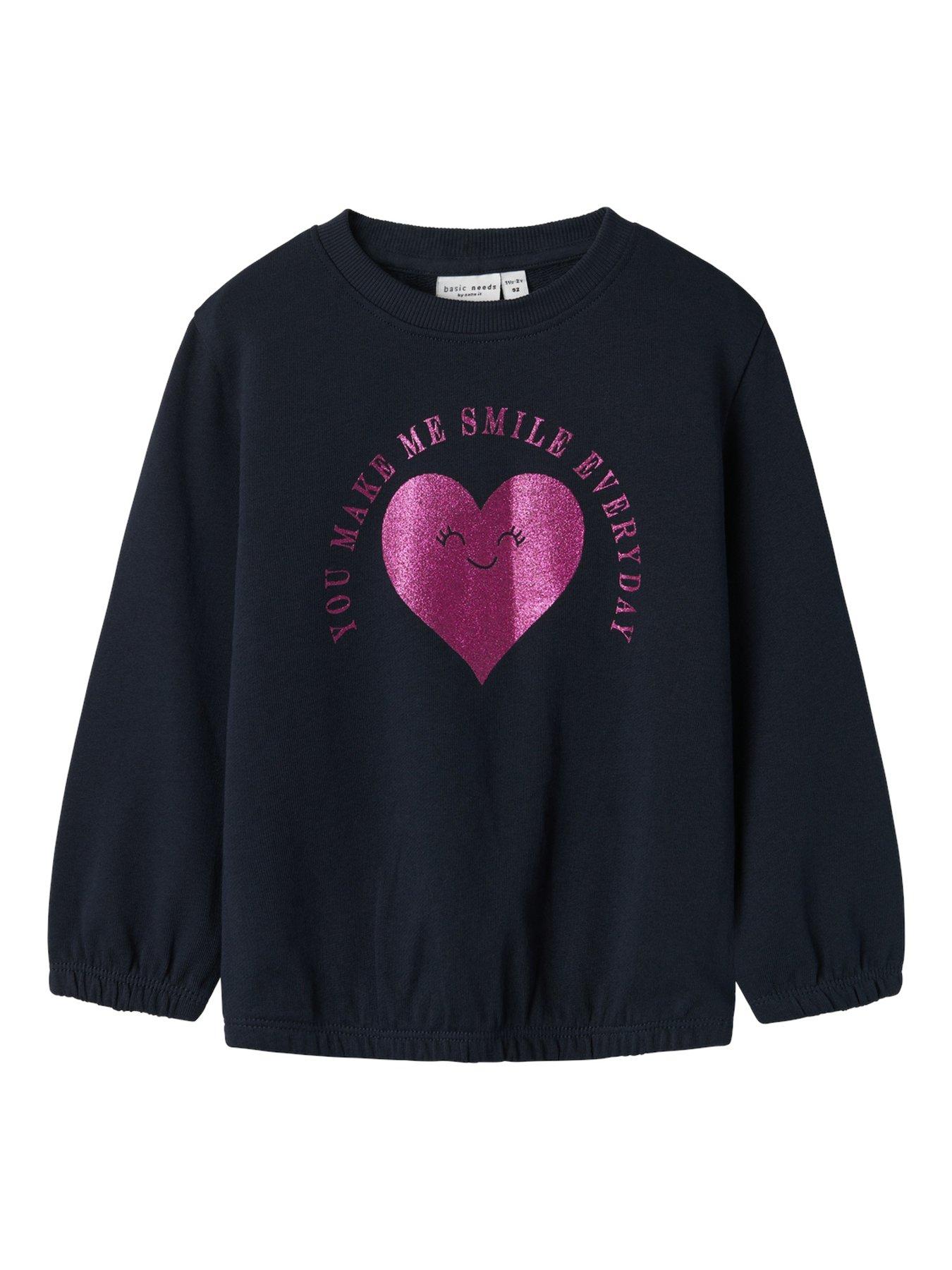 name-it-mini-girls-2-piece-heart-print-sweat-amp-leggings-set-dark-sapphiredetail