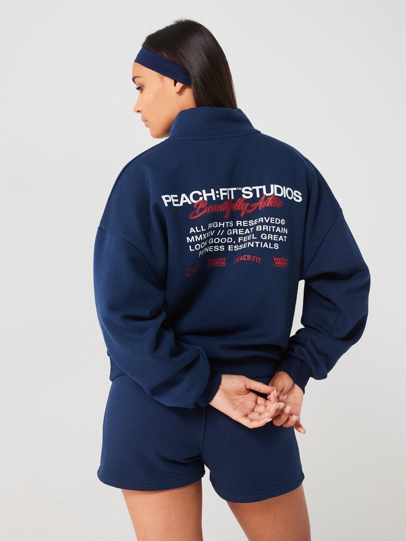 peach-fit-womens-penelope-oversized-zip-neck-sweatshirt-navystillFront