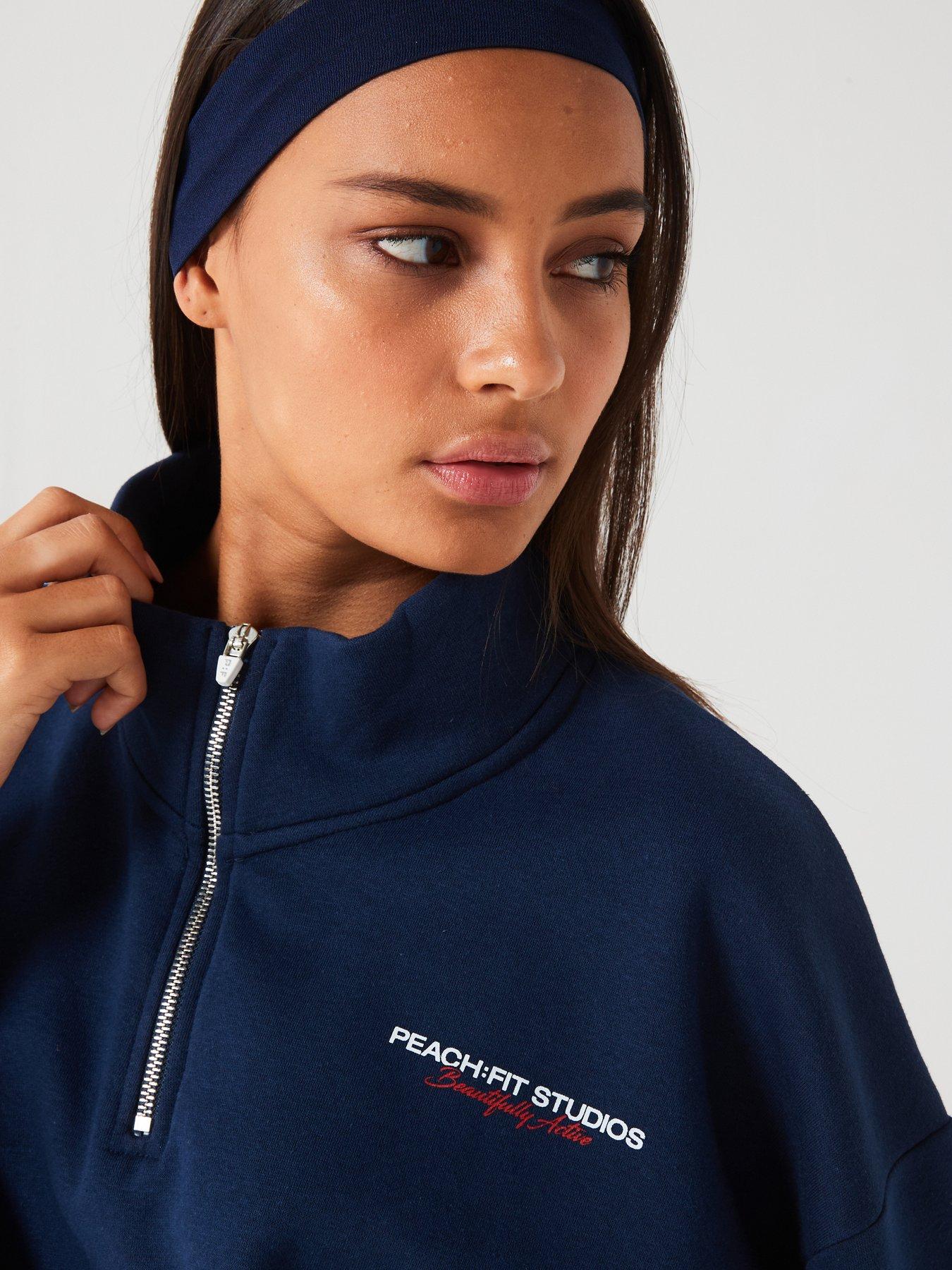 peach-fit-womens-penelope-oversized-zip-neck-sweatshirt-navyoutfit