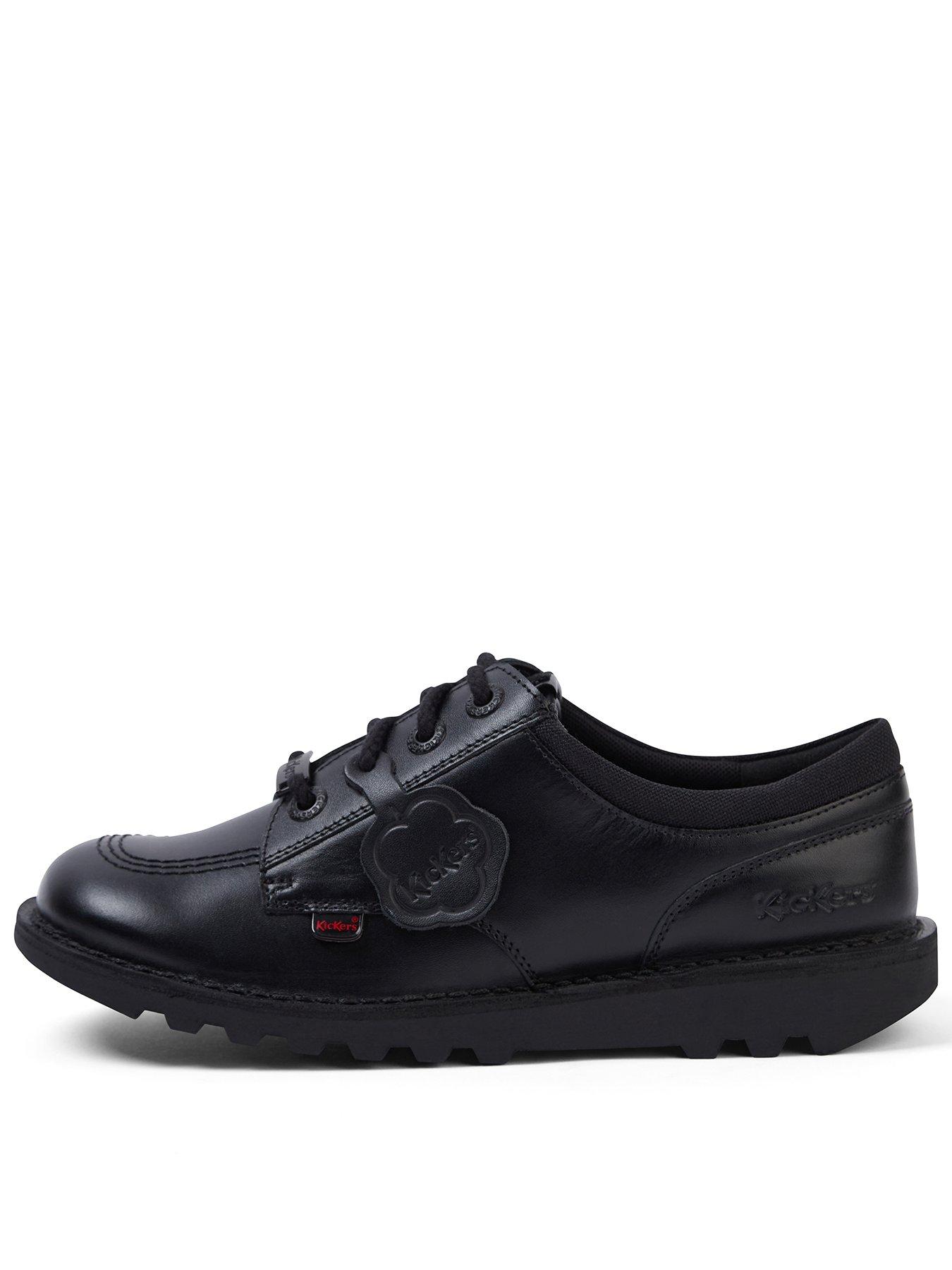 kickers-unisex-kick-lo-mix-mesh-leather-school-shoe-blackfront