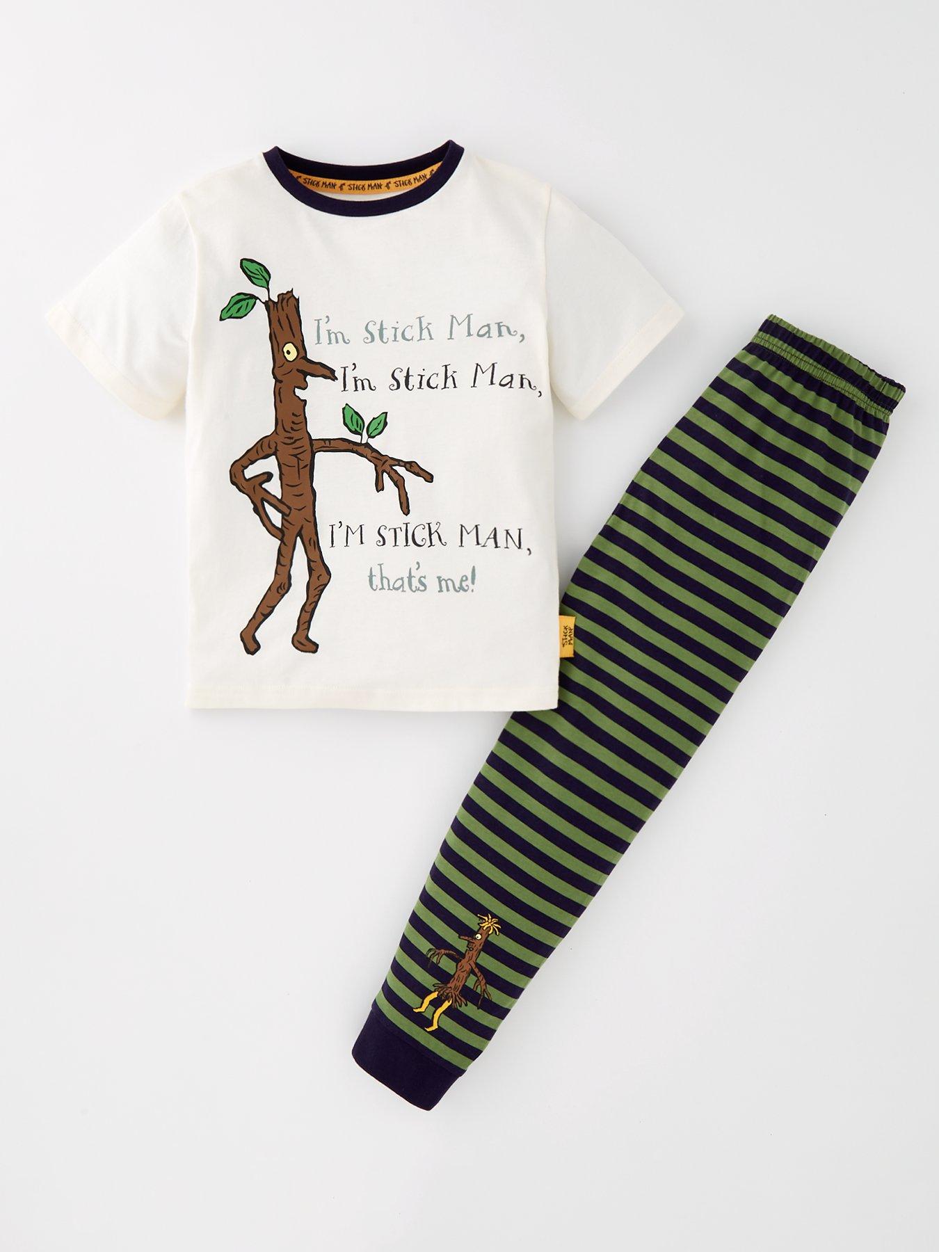 stickman-stick-man-stripe-short-sleeve-pyjamas