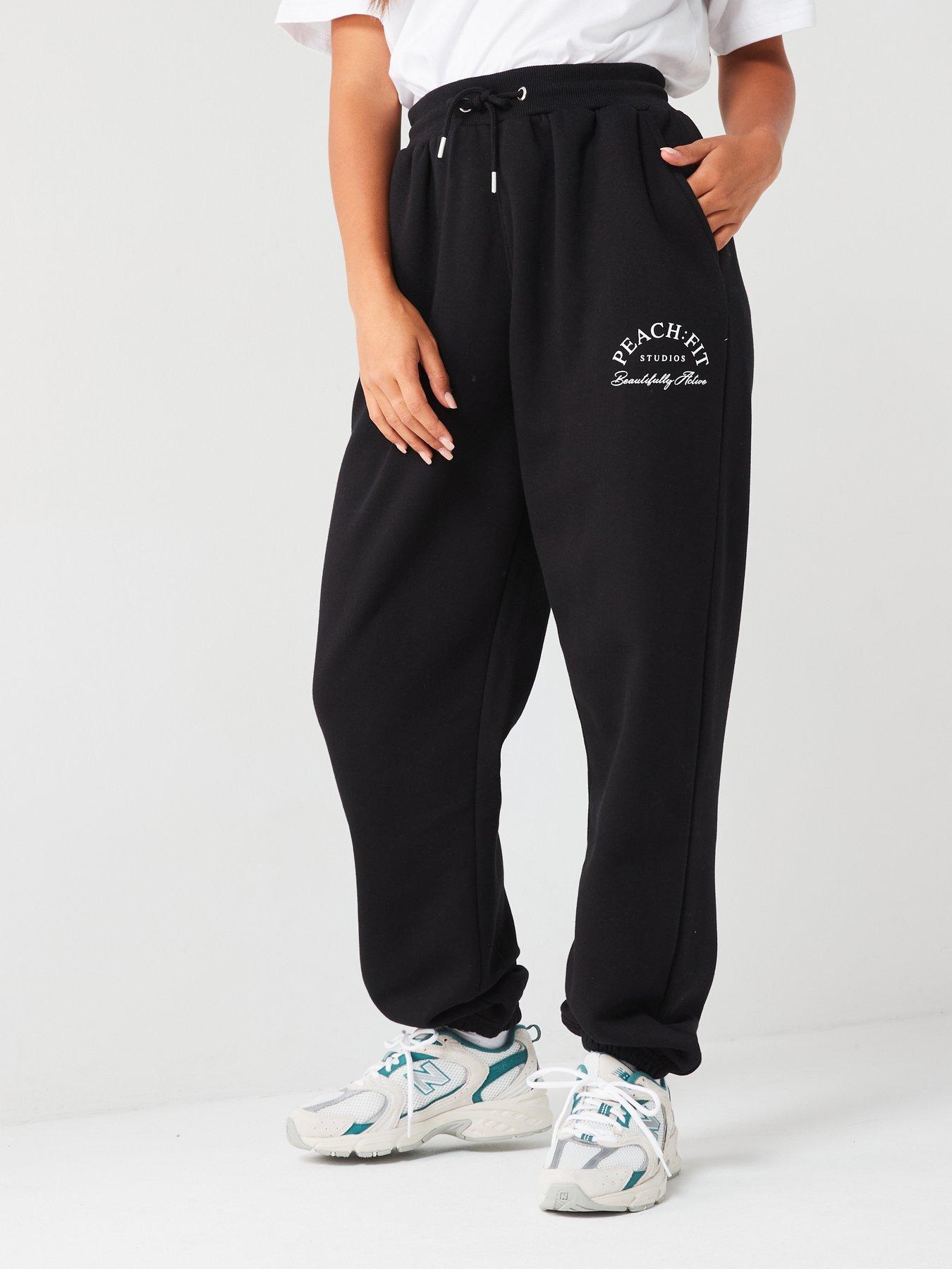 peach-fit-womens-beautifully-active-oversized-jogger-black