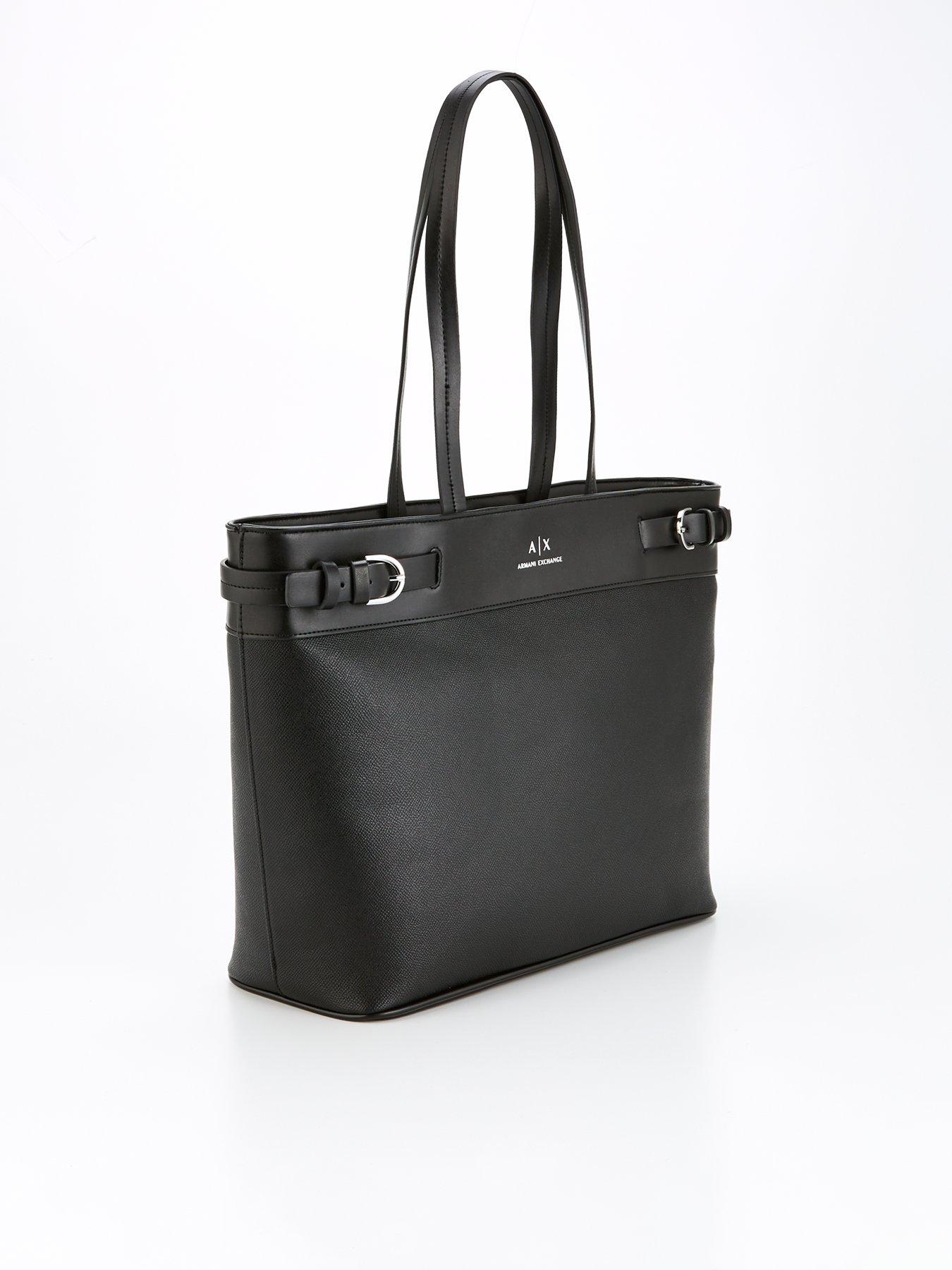 armani-exchange-buckle-detail-tote-bag-blackback