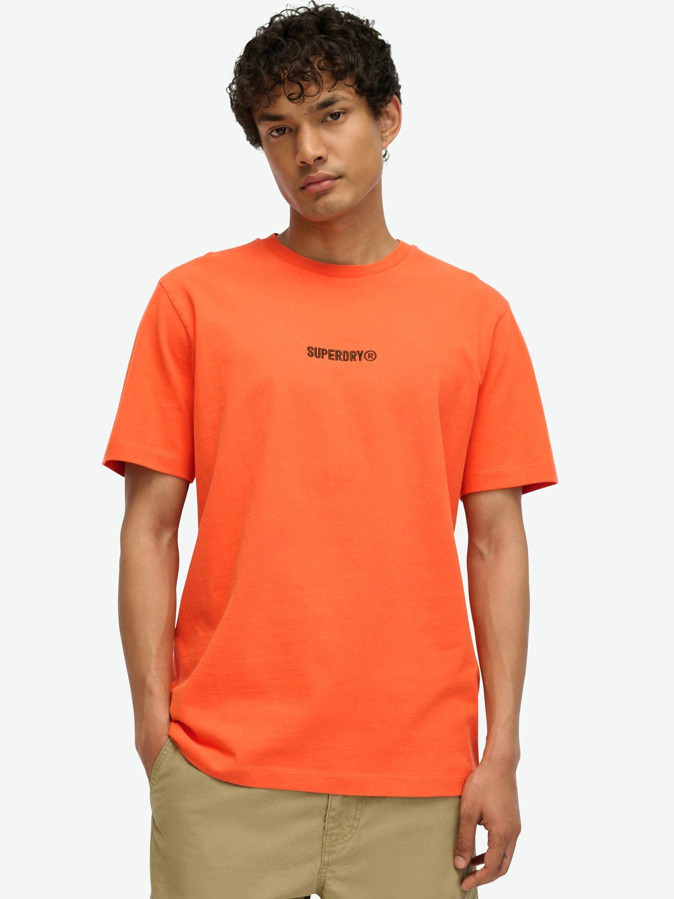 superdry-superdry-short-sleeve-micro-logo-graphic-loose-t-shirt-orange