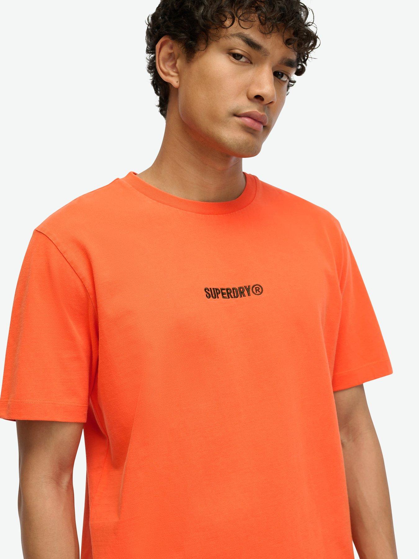 superdry-superdry-short-sleeve-micro-logo-graphic-loose-t-shirt-orangeoutfit