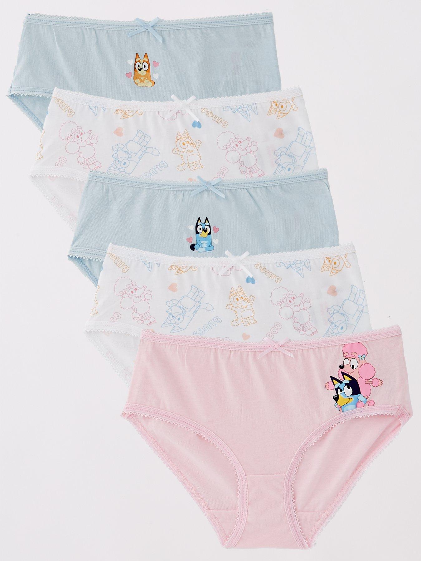 Image 1 of 5 of Bluey Bluey Girls 5 Pack Knickers - Multi