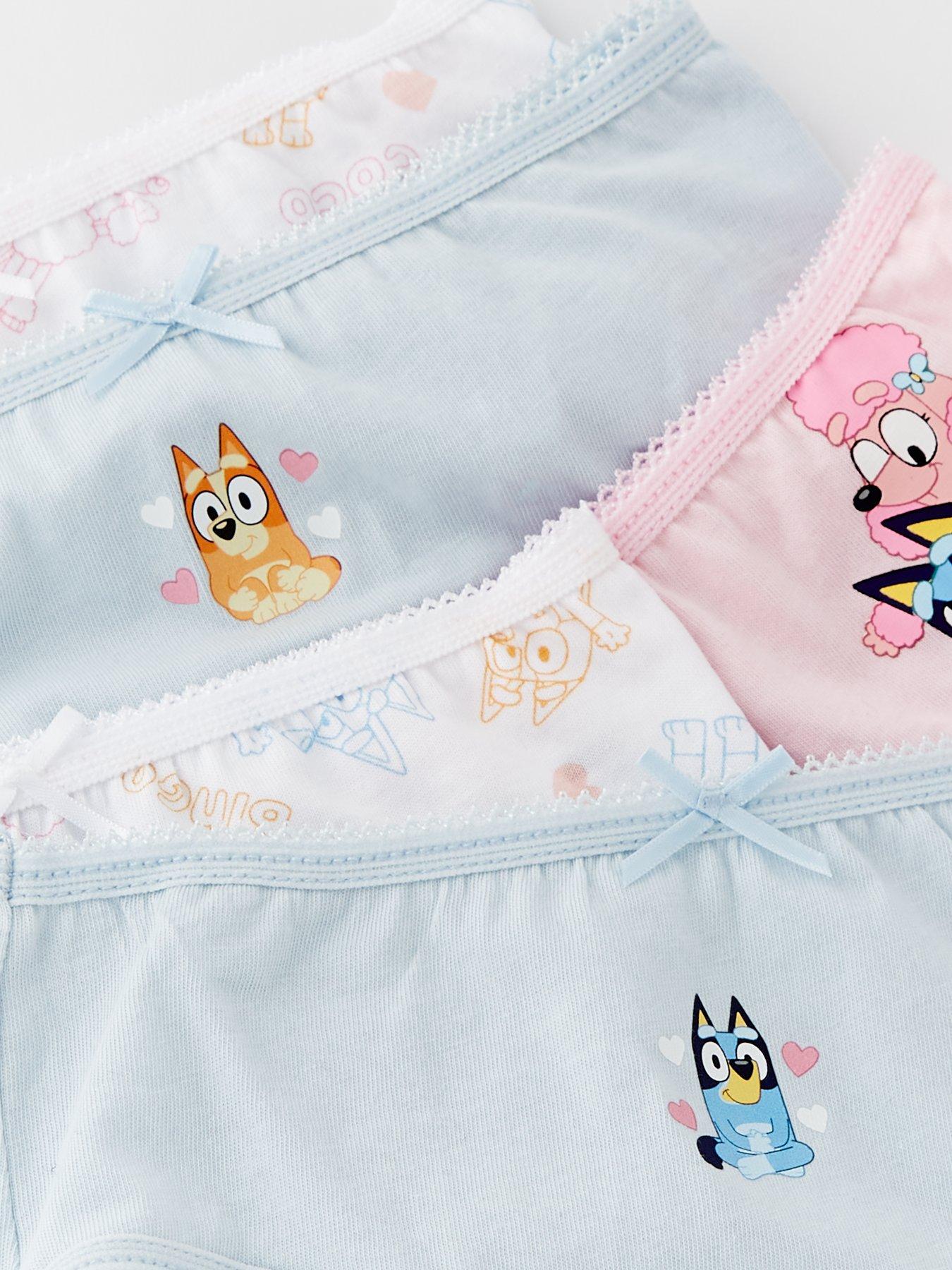 Image 5 of 5 of Bluey Bluey Girls 5 Pack Knickers - Multi