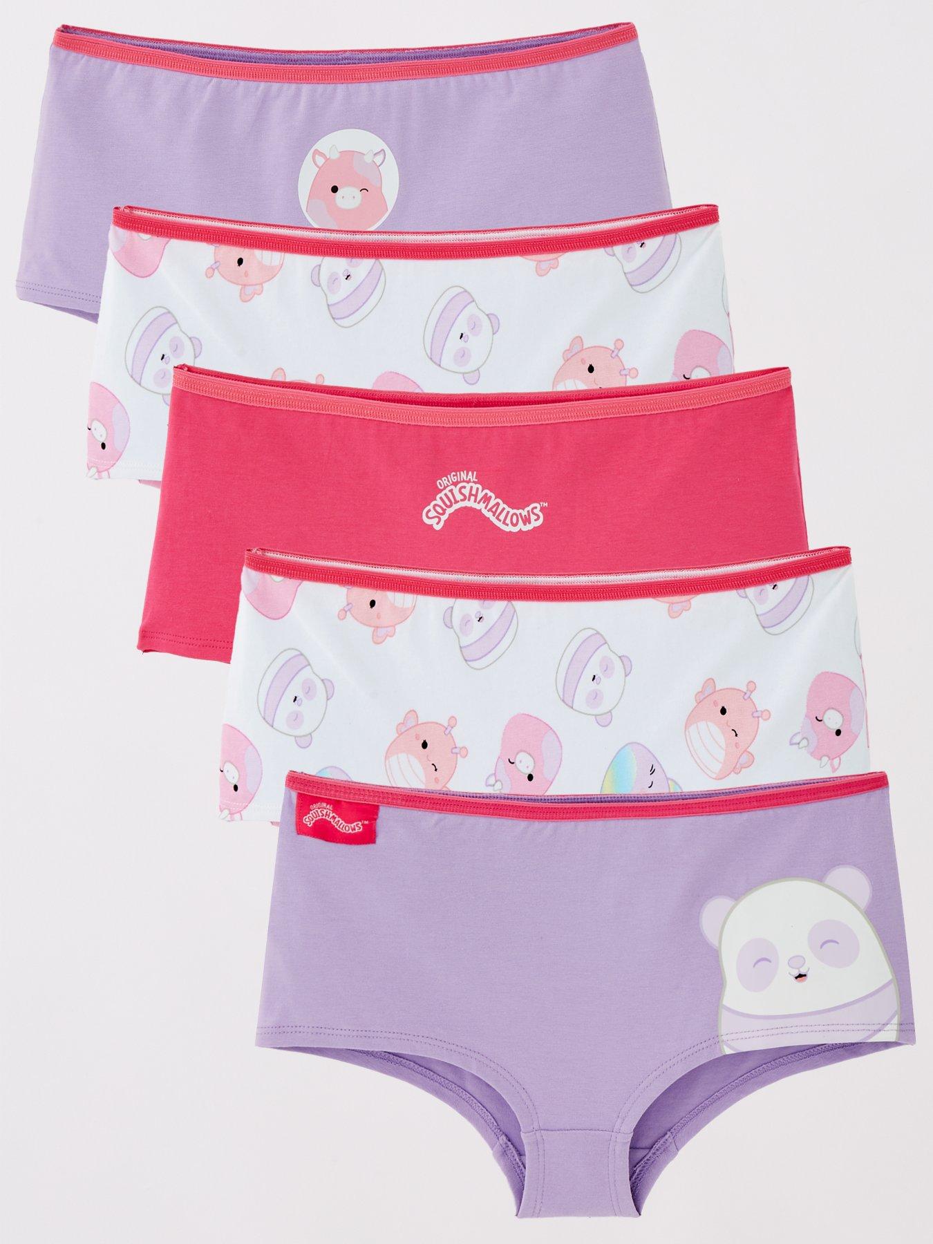 Image 1 of 5 of Squishmallows Squishmallows 5 Pack Knickers - Multi