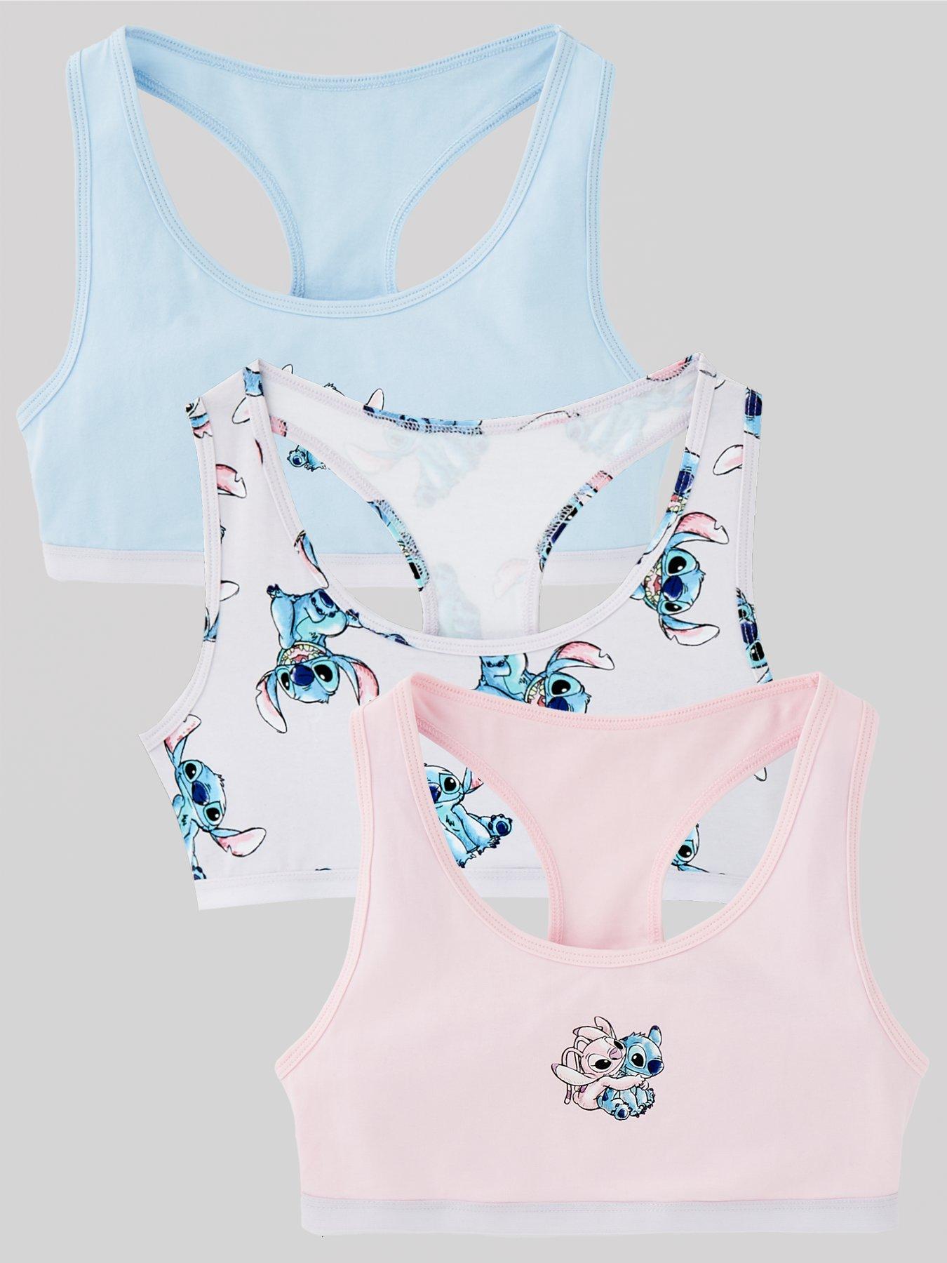 Image 1 of 5 of Disney Lilo & Stitch Lilo And Stitch 3 Pack Crop Tops - Multi