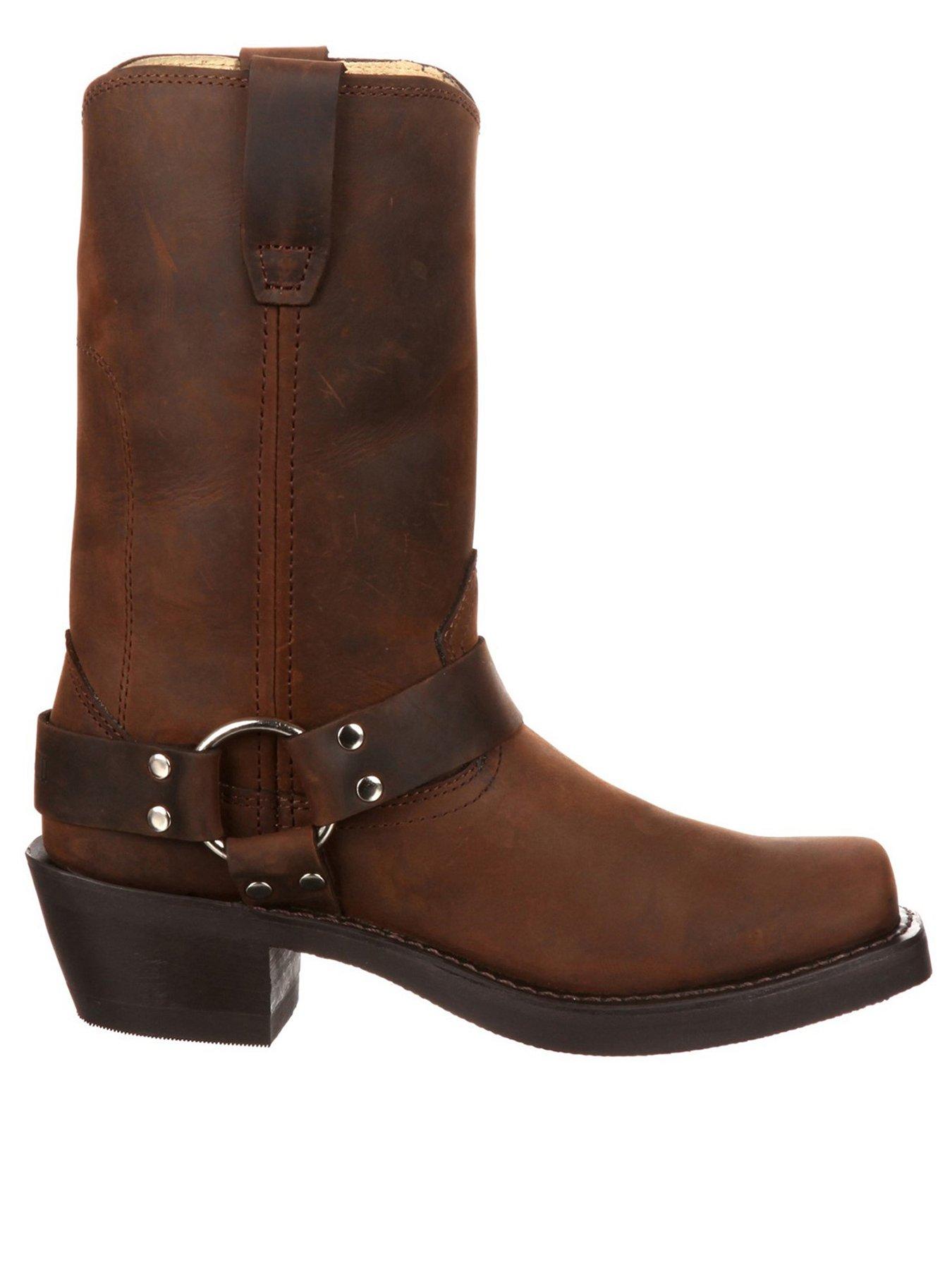 durango-womens-harness-western-calf-boot-brownfront