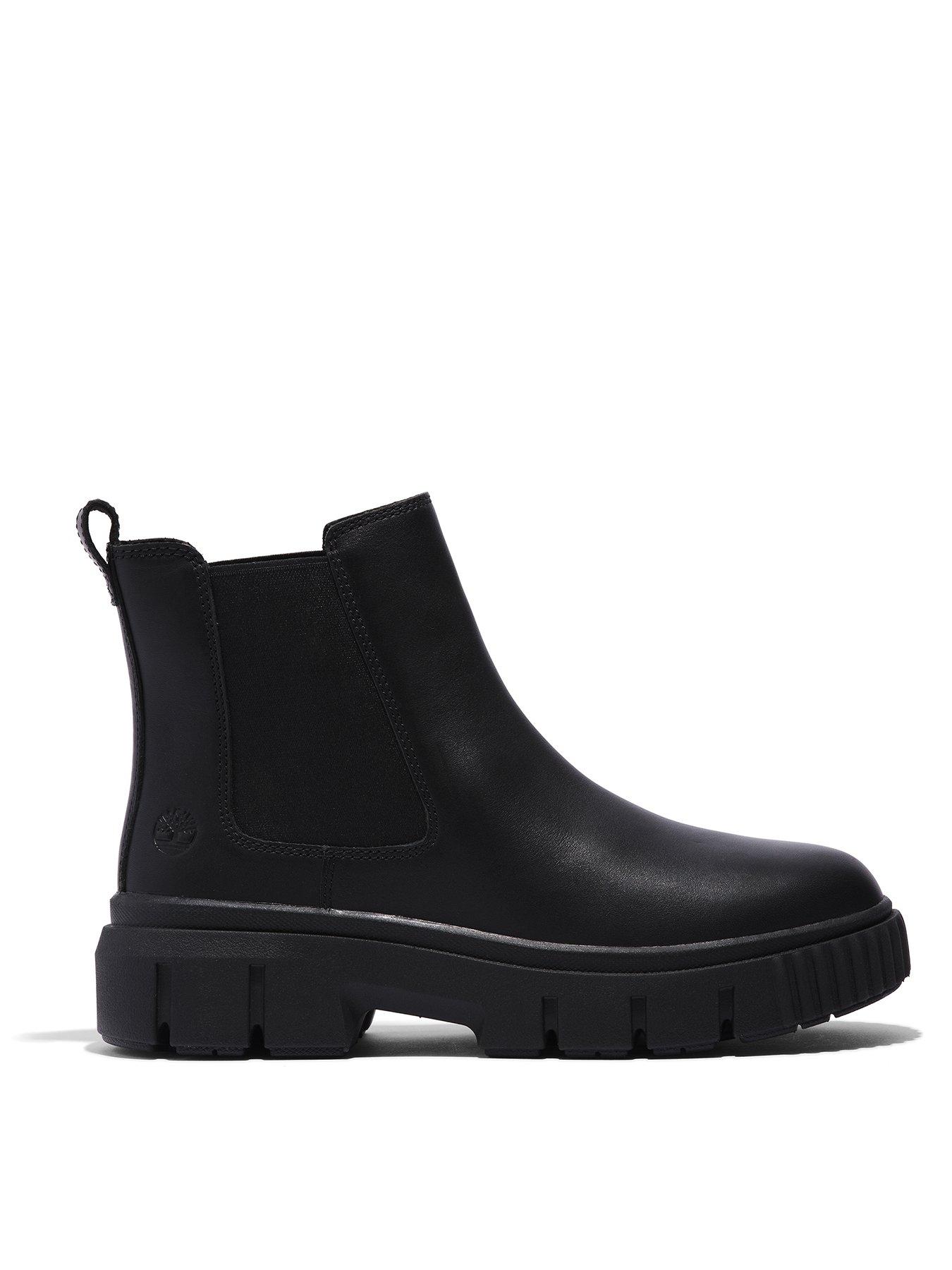 Image 1 of 6 of Timberland Greyfield Leather Chelsea Boot - Black