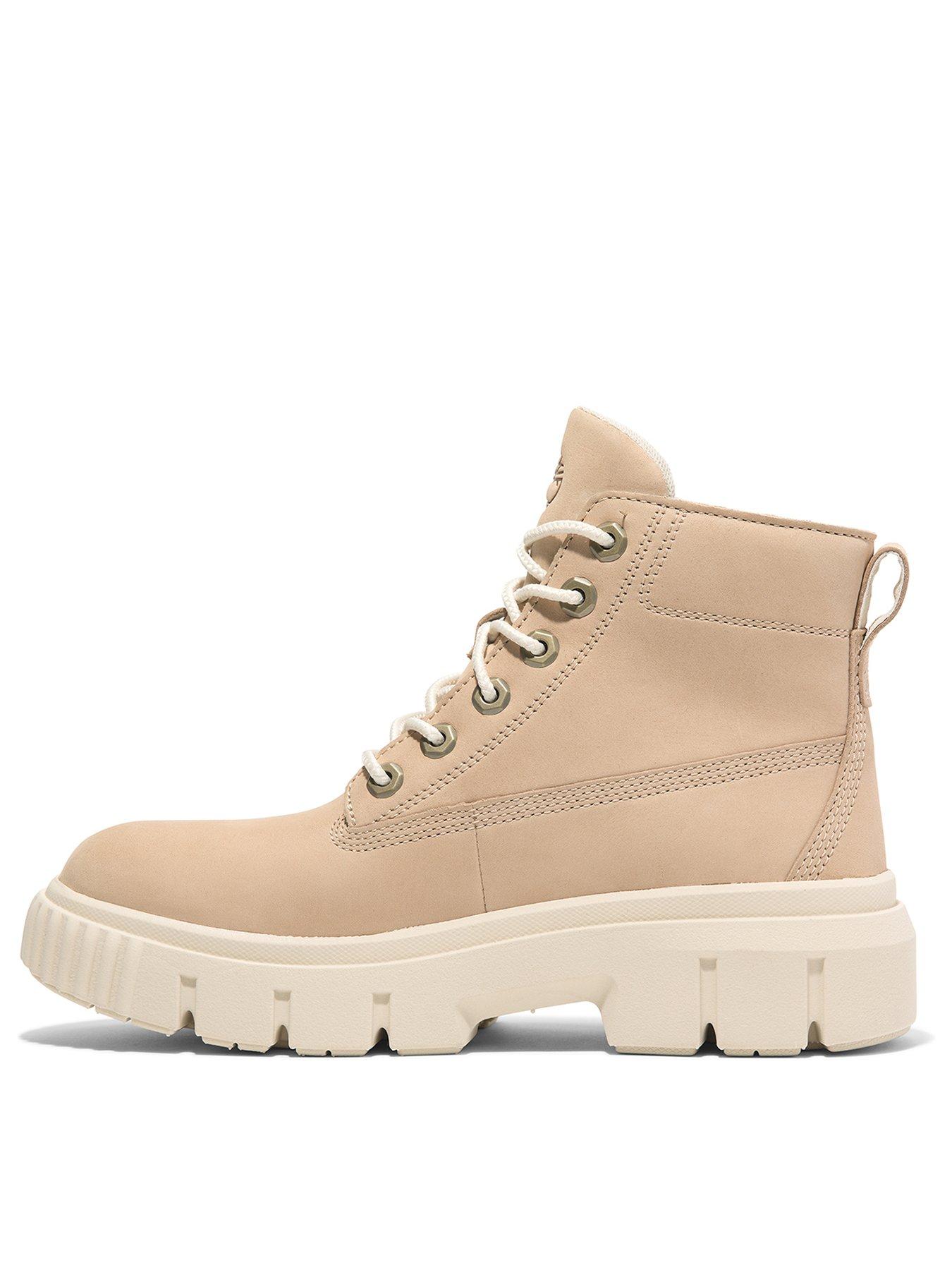 Timberland Greyfield Nubuck Lace-up Boot - Light Beige