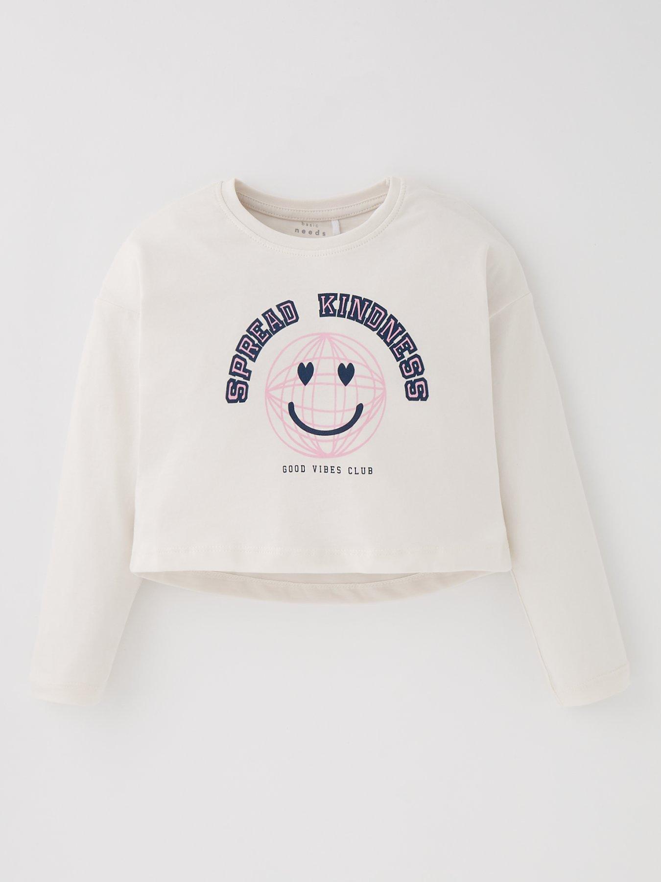 name-it-girls-cropped-spread-kindness-long-sleeve-tshirt-jet-stream-cream