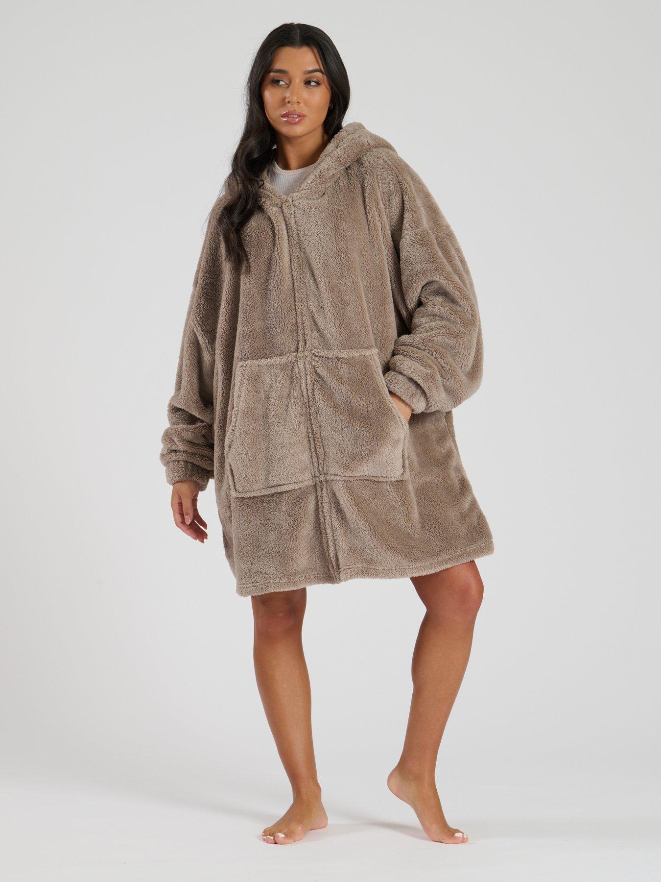 loungeable-loungeable-sherpa-zip-through-snuggle-hoodie-minkback