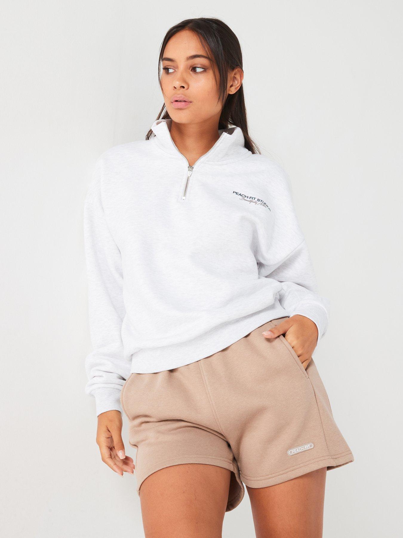 peach-fit-womens-penelope-oversized-zip-neck-sweatshirt-light-grey