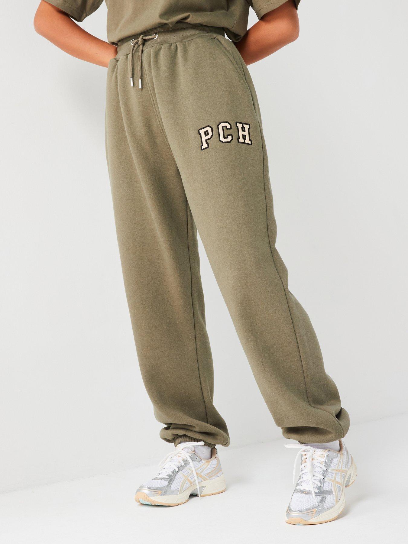 Image 1 of 4 of Peach Fit Womens Ivy Oversized Jogger - Khaki