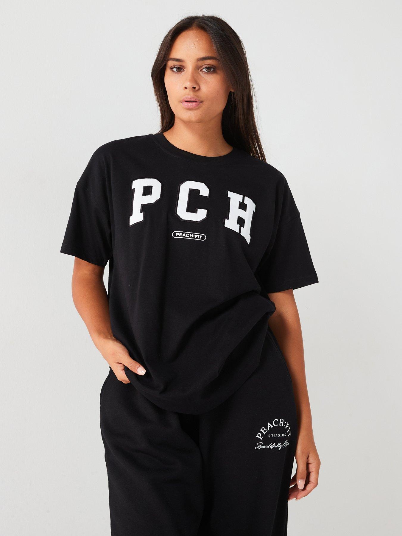 peach-fit-womens-ivy-oversized-t-shirt-blackfront