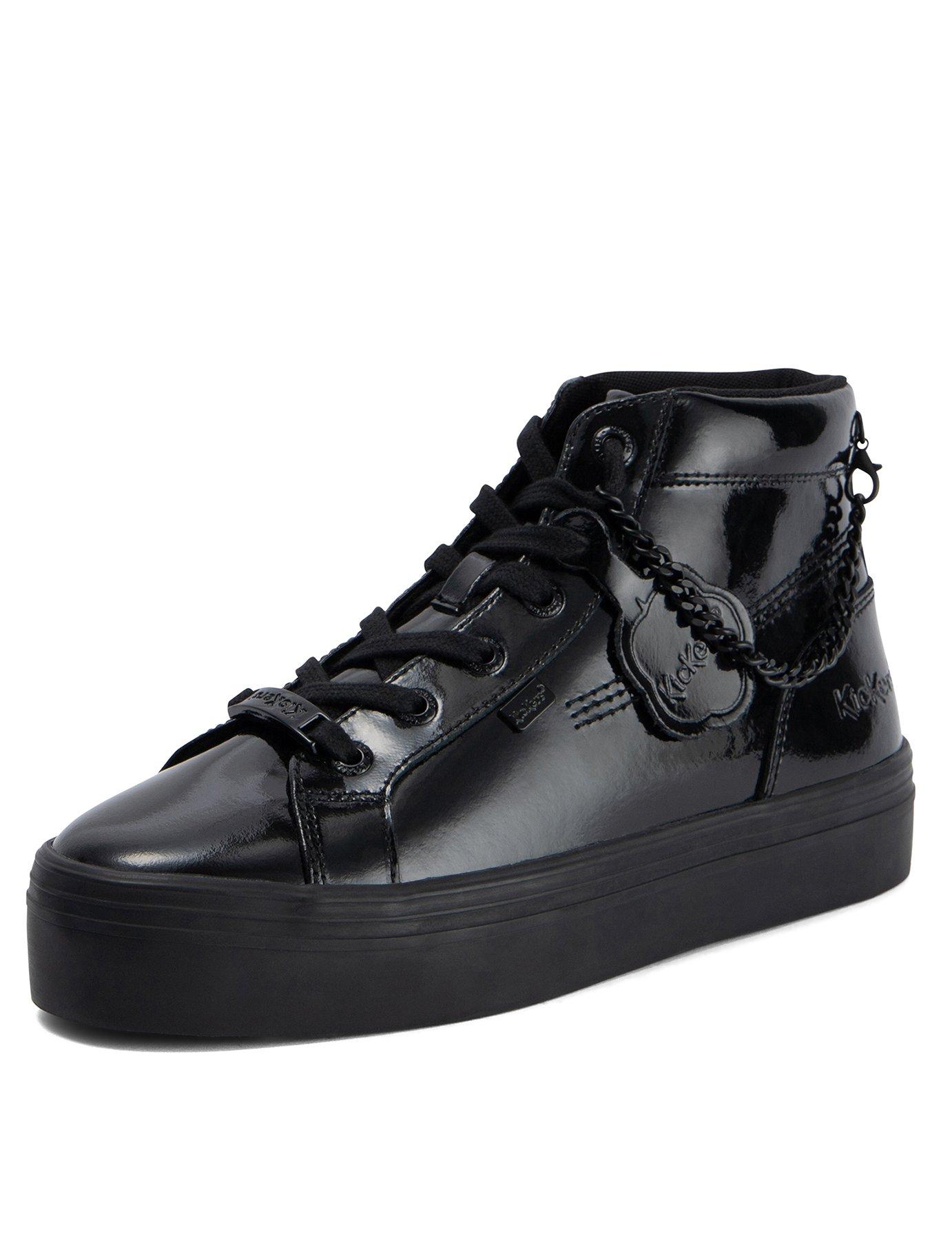 kickers-girls-tovni-hi-stack-chain-patent-leather-school-shoe-blackstillFront