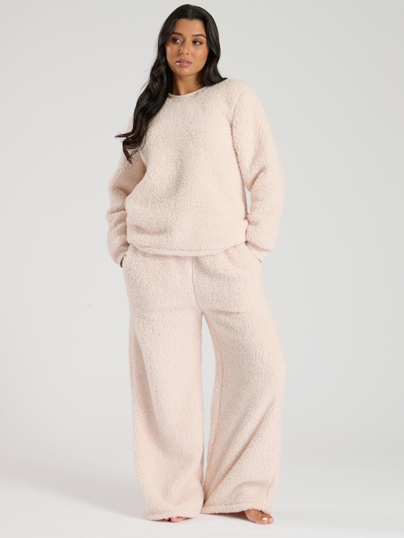 loungeable-loungeable-borg-jumper-amp-wide-leg-lounge-set-creamoutfit